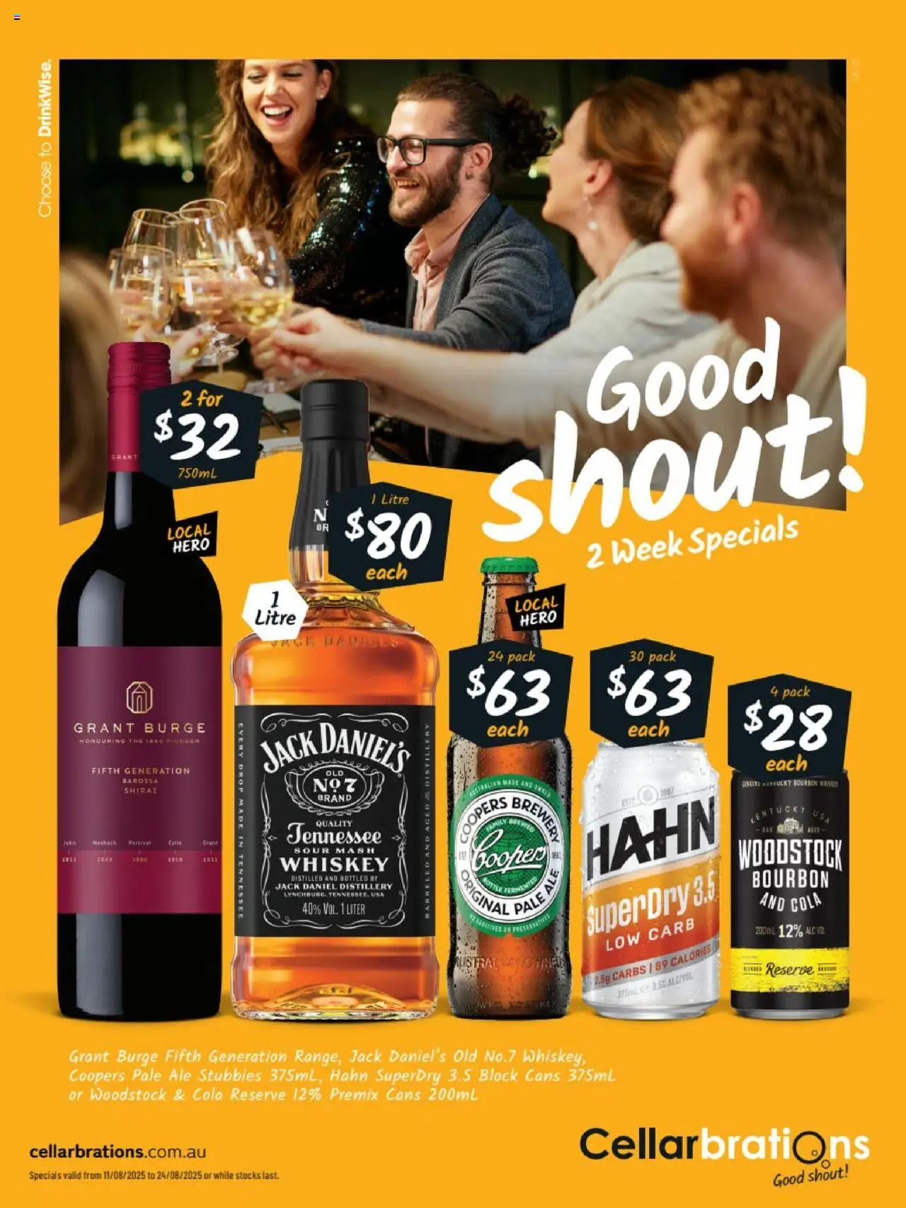 Cellarbrations catalogue - valid from 11.08.2025 | Page: 1 | Products: Bourbon, Whiskey