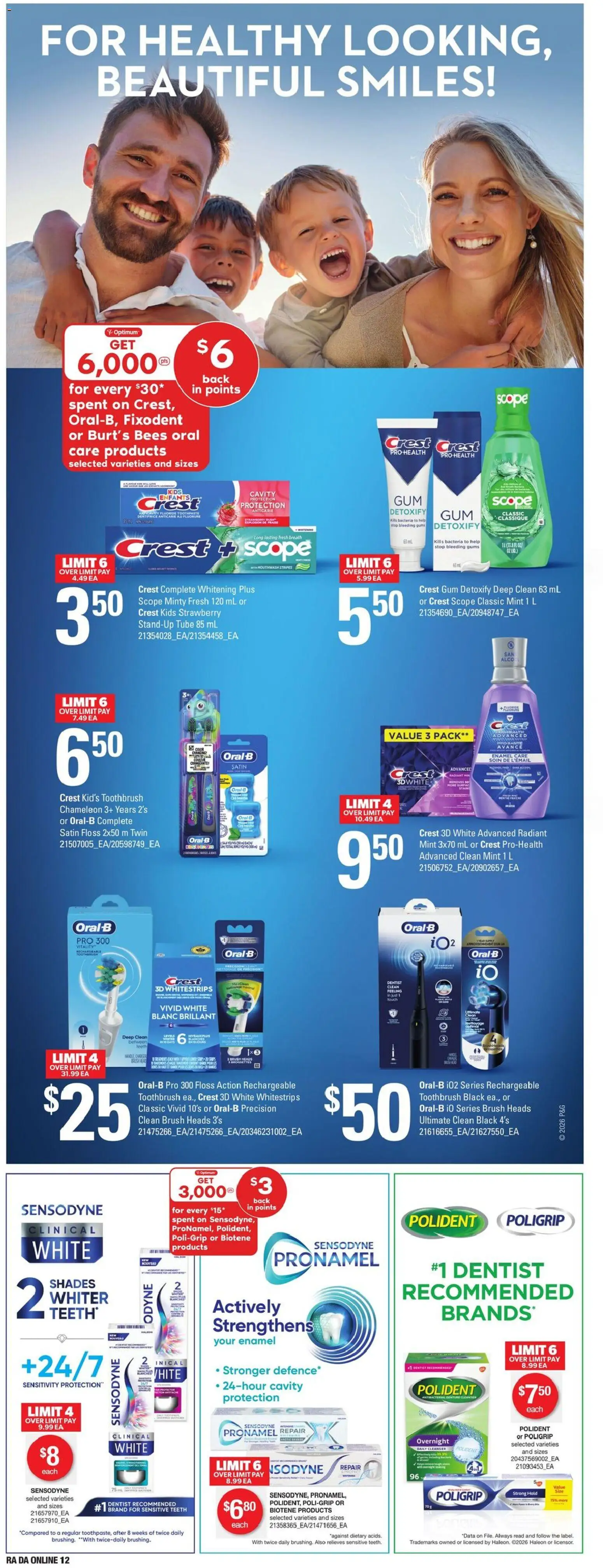 Atlantic Superstore flyer valid from 02.04.2026 | Page: 28 | Products: Brush, Toothpaste, Mouthwash, Bed