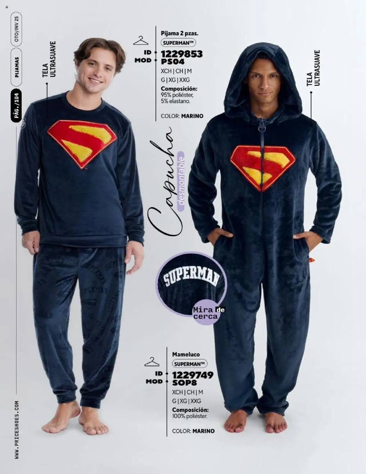 Nuevas ofertas de Price Shoes válidas en toda la República Mexicana desde el 18.09.2025. ¡Encuentra las mejores ofertas en Price Shoes - Catálogo Colección Pijamas! | Página: 104 | Productos: Pijama, Mameluco