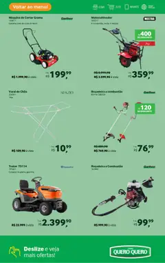 Lojas Quero-Quero Folheto - válido de 01.09.2025 | Página: 22 | Produtos: Varal de chão, Cortador