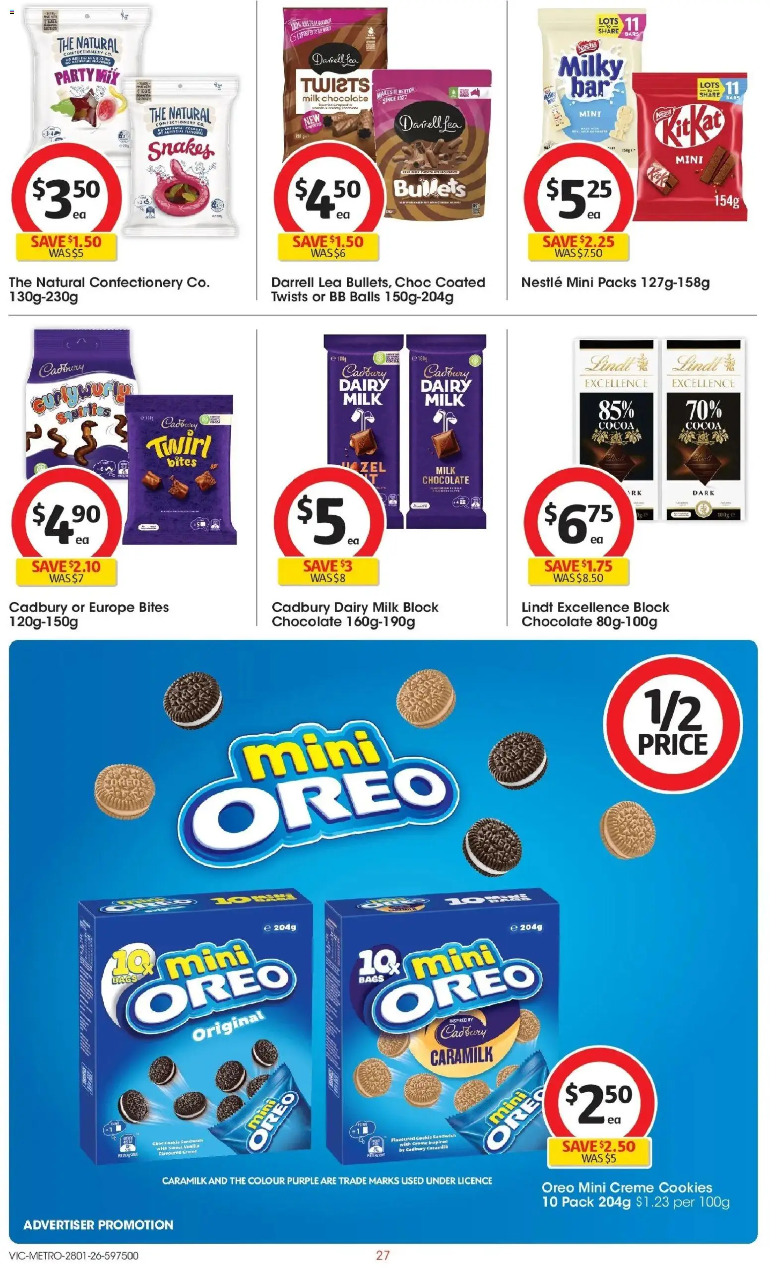 Coles catalogue - valid from 25.01.2026 | Page: 27 | Products: Cocoa, Milk, Dairy, Chocolate
