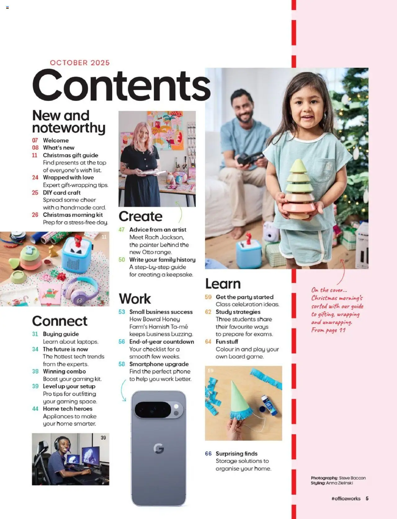Officeworks catalogue - valid from 13.10.2025 | Page: 5 | Products: Handmade, Honey, Phone, Smartphone
