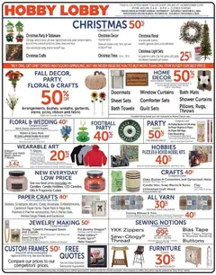 Preview of Hobby Lobby weekly ads valid from 26.10.2025