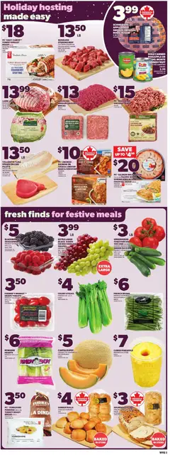 Preview of Loblaws flyer - AB from shop Loblaws valid from 18.12.2025 | Page: 6 | Products: Beef, Turkey, Bread, Tomatoes