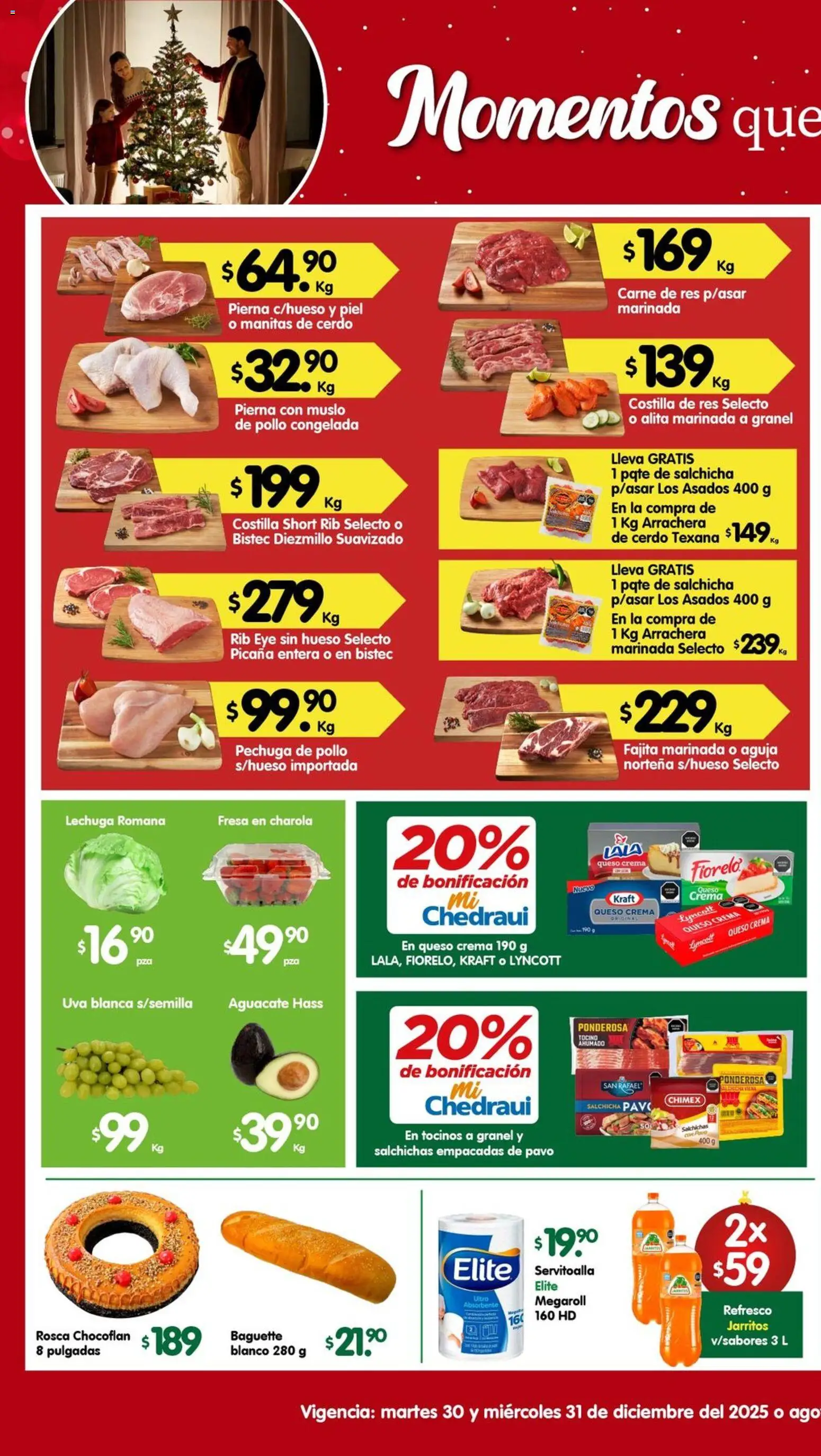 Nuevas ofertas de Arteli válidas en toda la República Mexicana desde el 30.12.2025. ¡Encuentra las mejores ofertas en Arteli folleto! | Página: 1 | Productos: Tocino, Queso, Aguacate, Paté