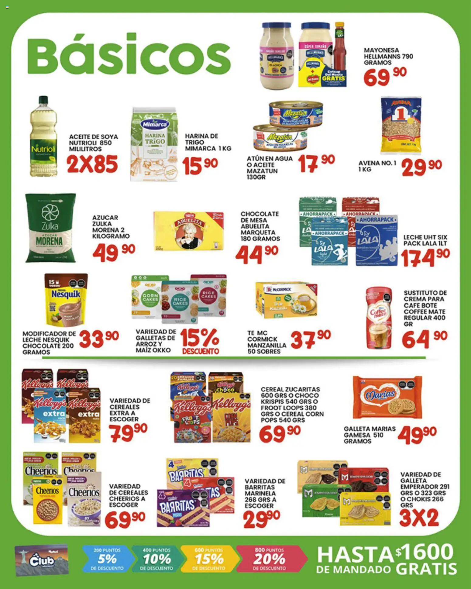 Nuevas ofertas de Alsuper válidas en toda la República Mexicana desde el 16.01.2026. ¡Encuentra las mejores ofertas en Alsuper folleto Laguna! | Página: 2 | Productos: Atún, Leche, Café, Chocolate