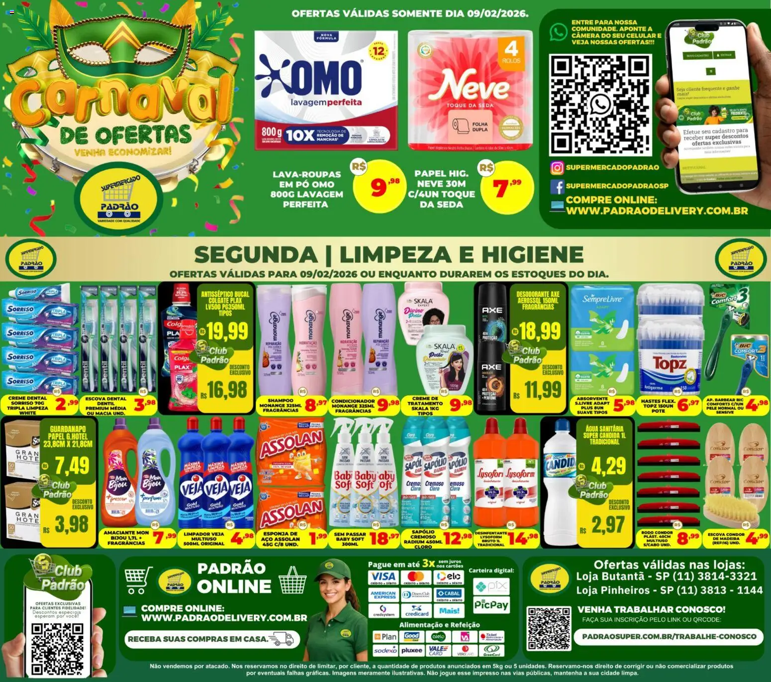 Supermercado Padrão Folheto - válido de 09.02.2026 | Página: 1