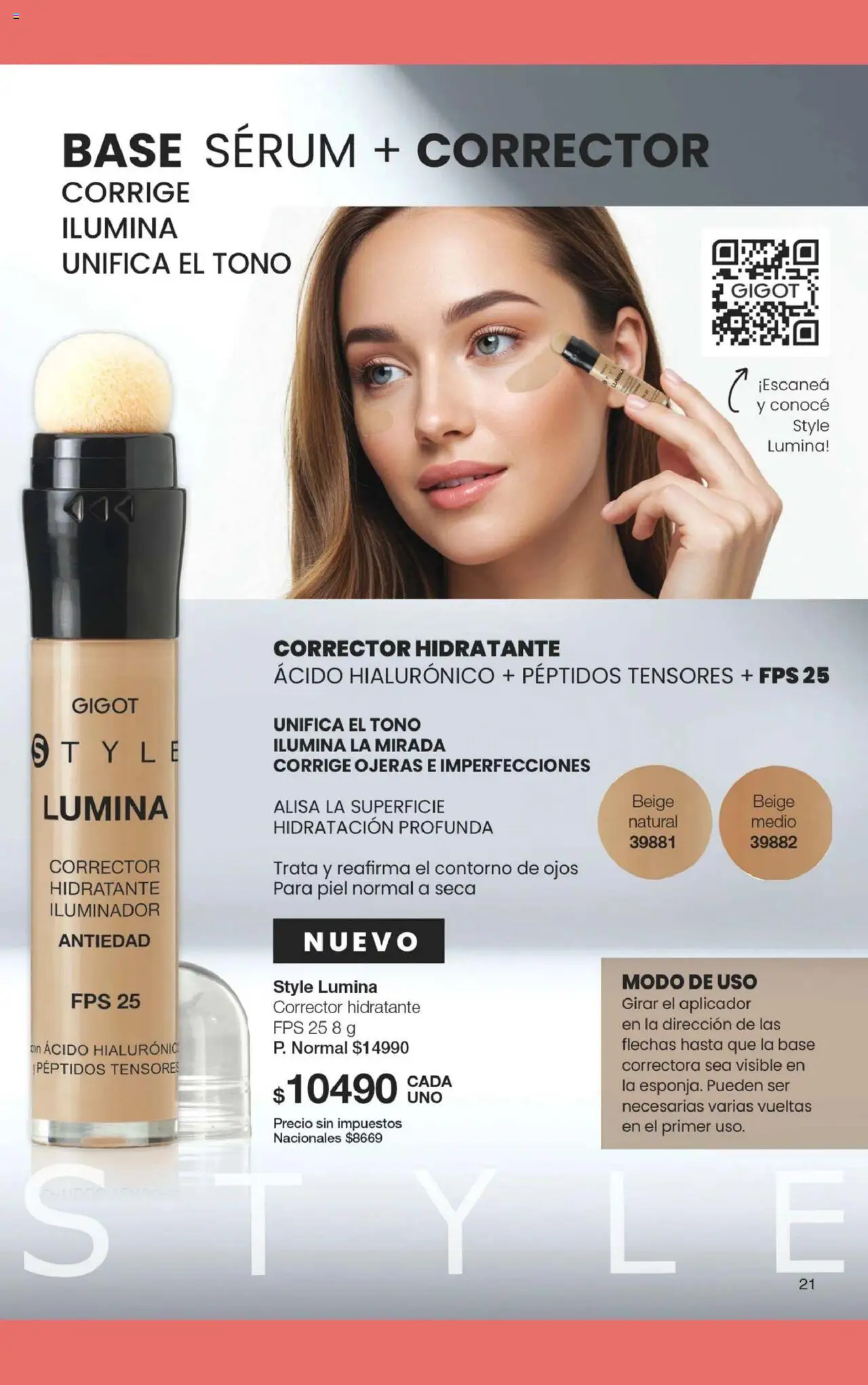 Gigot catálogo │ válido desde el 12.08.2025 | Página: 55 | Productos: Iluminador, Contorno de ojos, Serum, Contorno