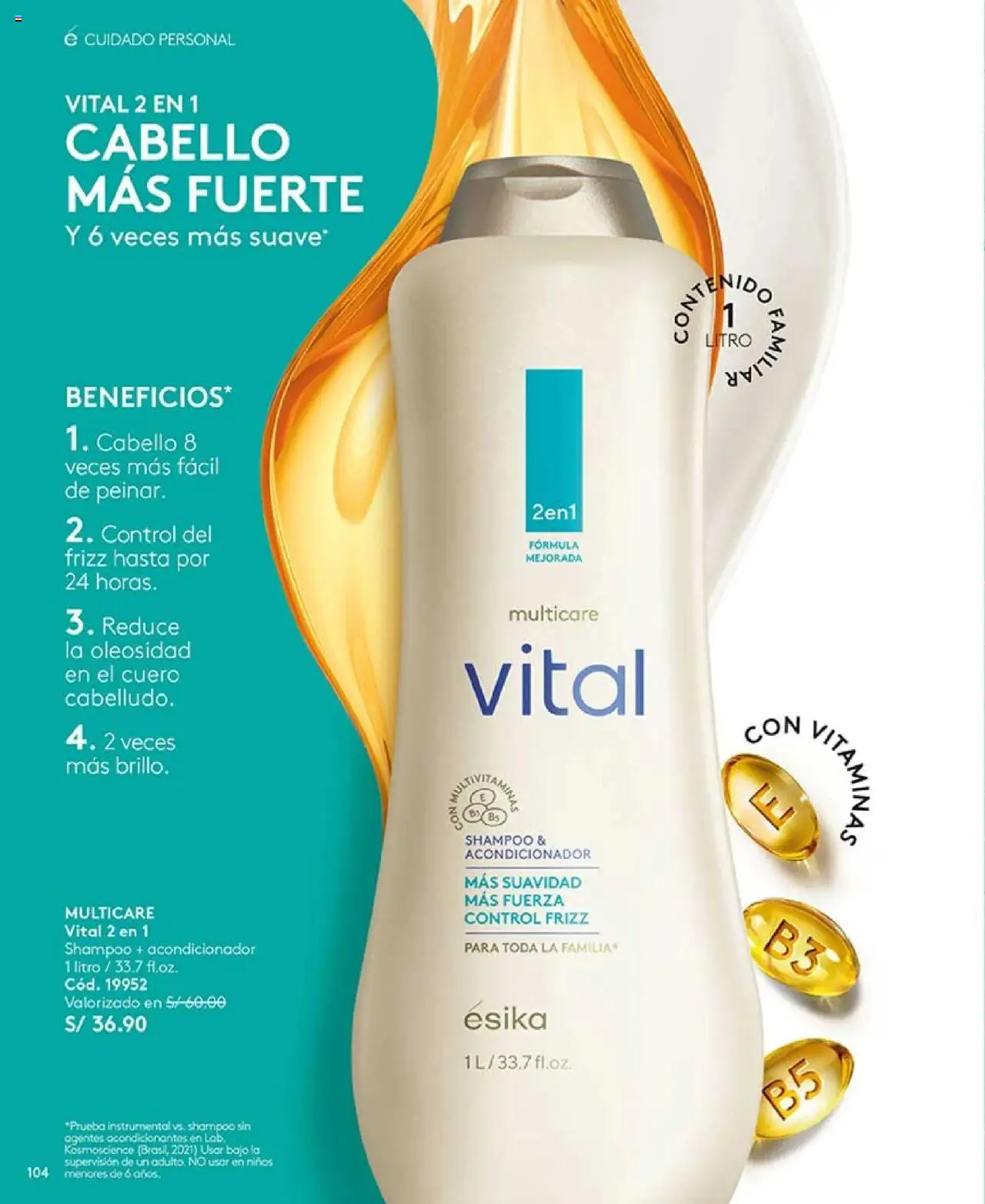 Catálogo Ésika válido desde 03.10.2025 | Página: 116 | Productos: Shampoo, Acondicionador