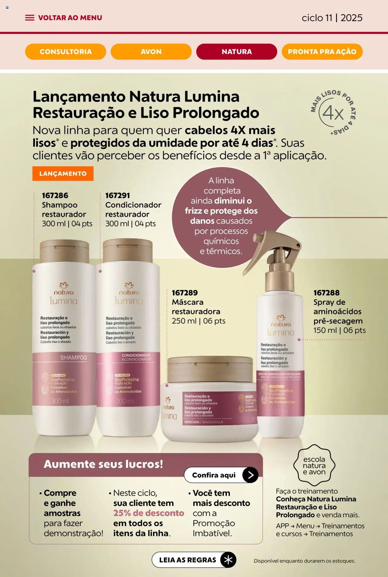 Avon Folheto - válido de 16.06.2025 | Página: 41 | Produtos: Shampoo, Condicionador, Faca