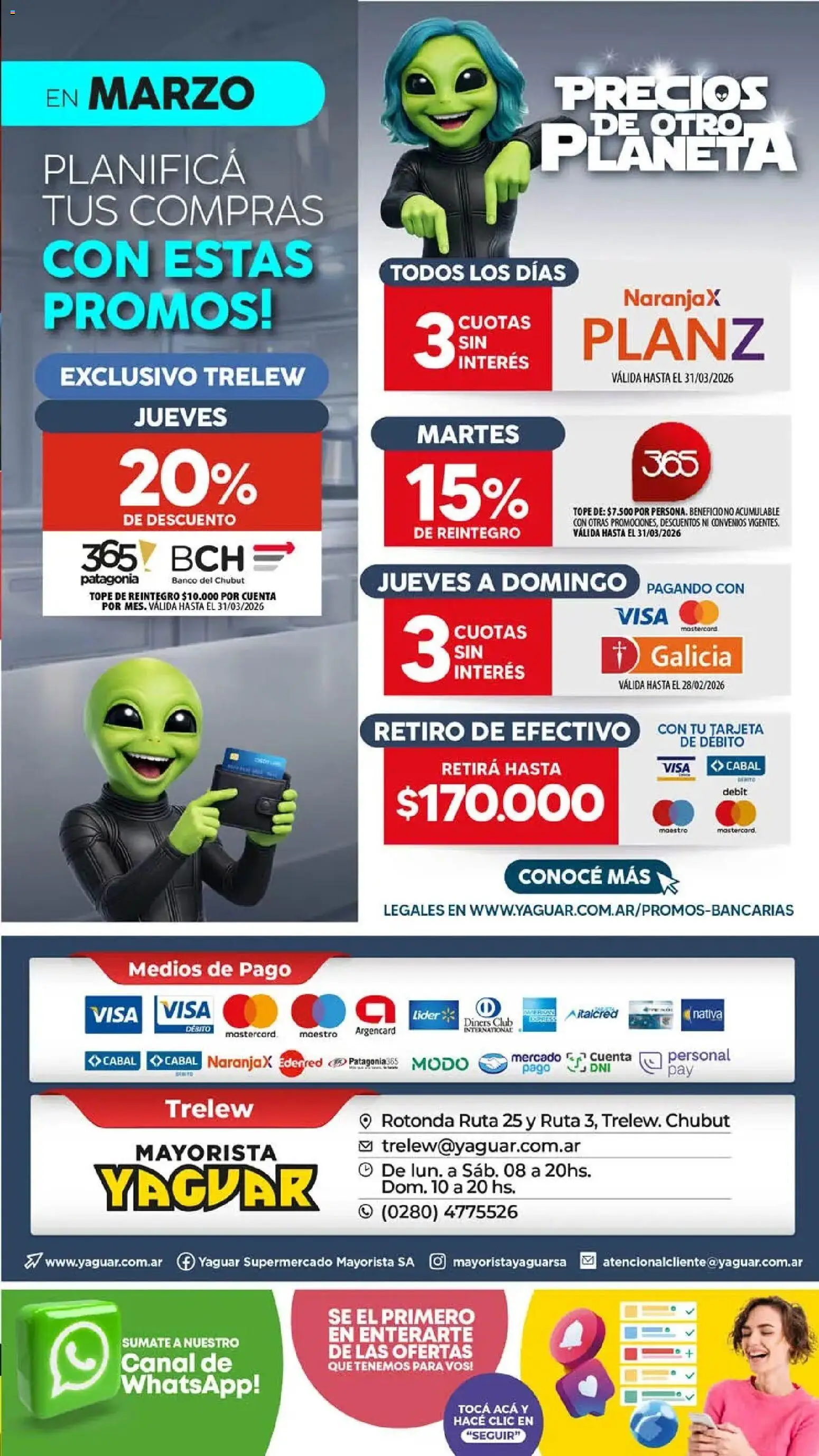 Yaguar - Oferta Semanal Trelew │ válido desde el 02.03.2026 | Página: 17 | Productos: Banco