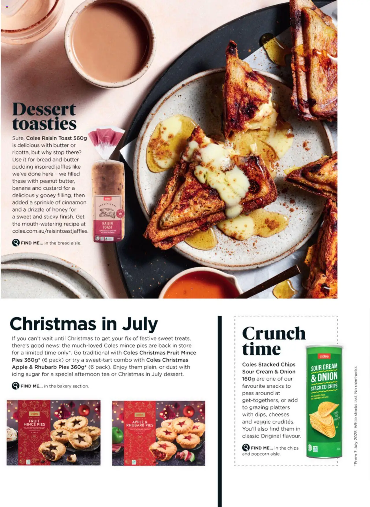 Coles catalogue - valid from 03.07.2025 | Page: 10 | Products: Tea, Cream, Pudding, Sugar