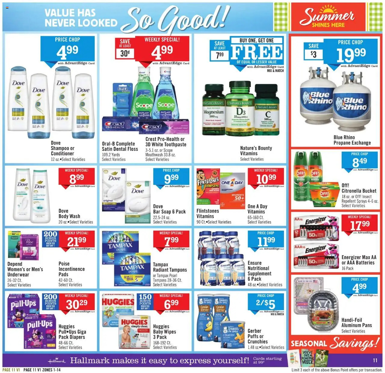 Price Chopper Weekly Ad - valid from 24.08.2025 | Page: 11 | Products: Shampoo, Soap, Bar Soap, Body Wash