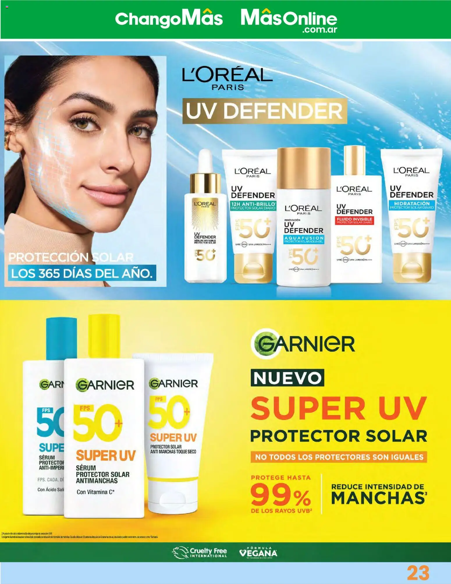 Changomas Catálogo Verano │ válido desde el 28.11.2025 | Página: 24 | Productos: Serum, Protector solar, Uva