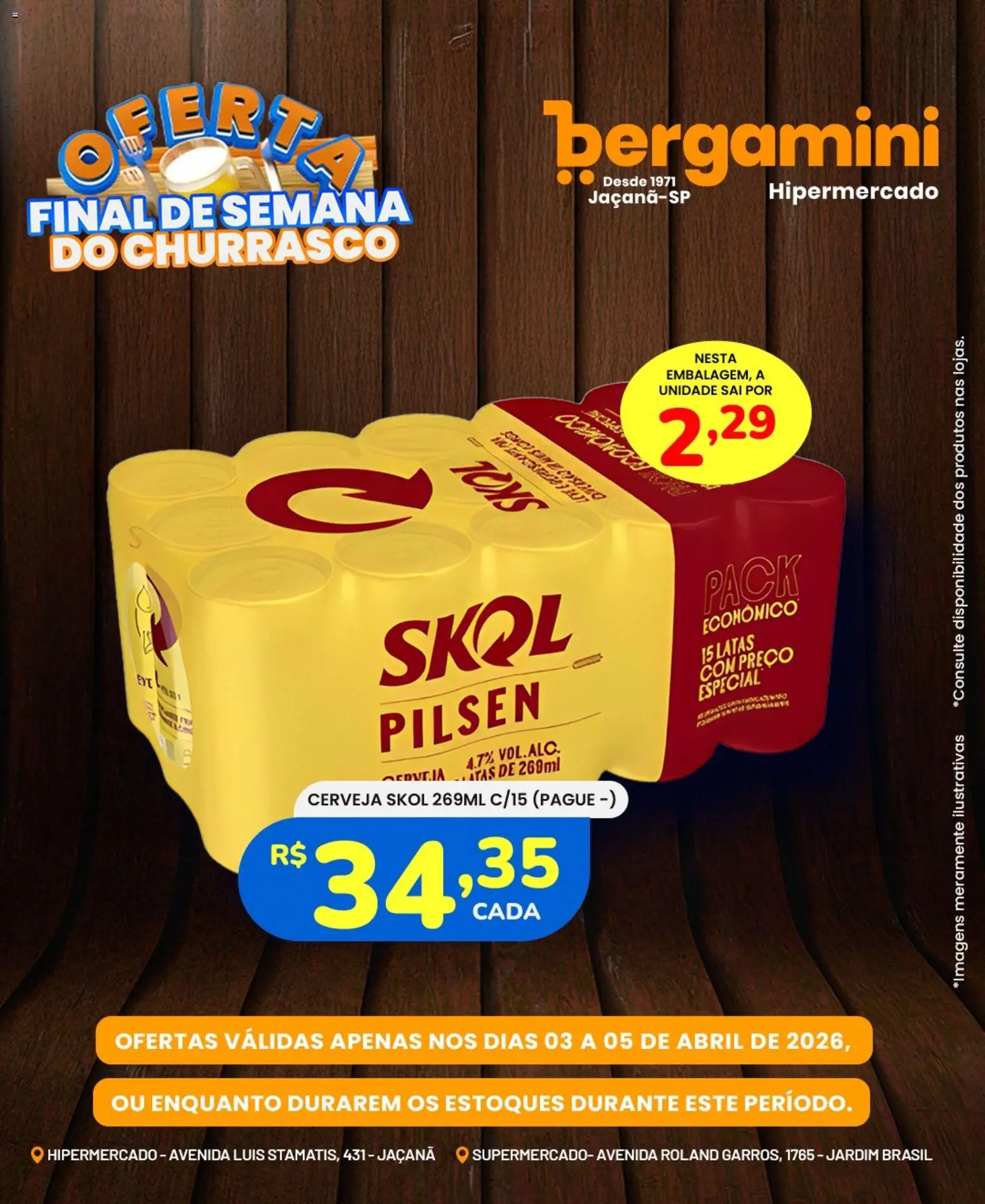 Supermercado Bergamini Folheto - válido de 03.04.2026 | Página: 10 | Produtos: Cerveja
