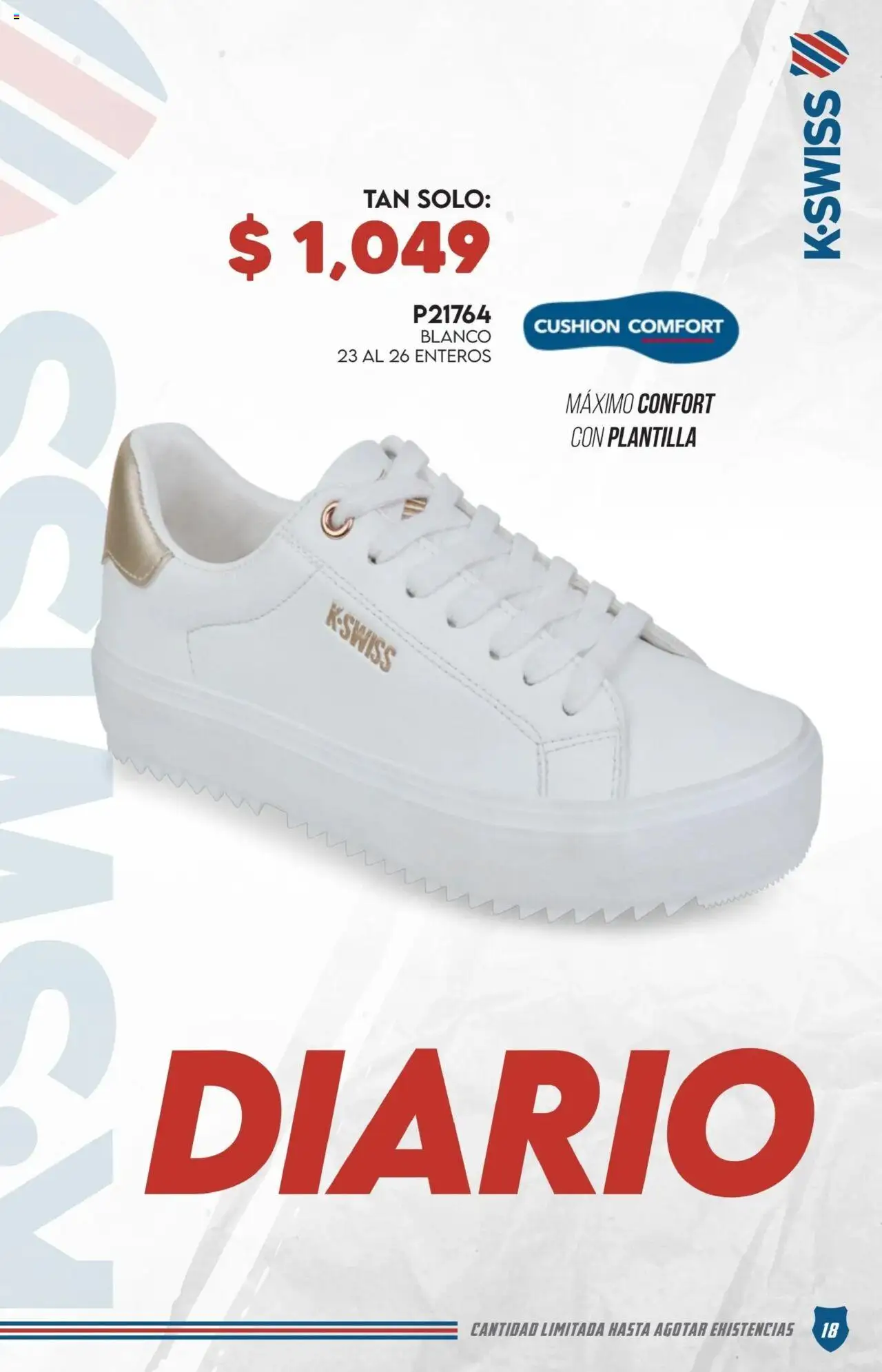 Nuevas ofertas de Cklass válidas en toda la República Mexicana desde el 29.09.2025. ¡Encuentra las mejores ofertas en Cklass - Catálogo Especial K-Swiss! | Página: 19