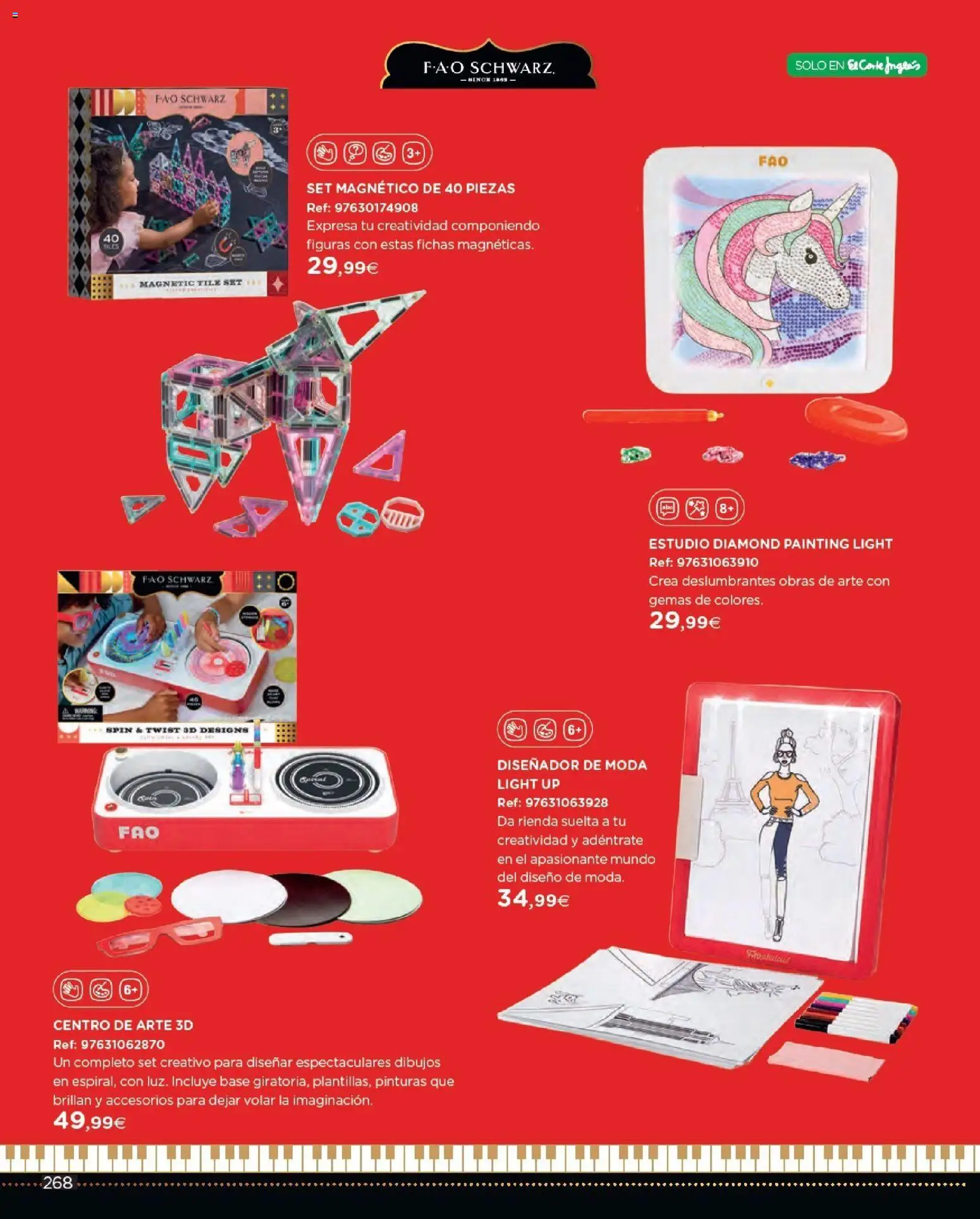 Nuevas ofertas de El Corte Inglés válidas en toda la República Mexicana desde el 27.10.2025. ¡Encuentra las mejores ofertas en El Corte Inglés catálogo Juguetes! | Página: 268