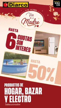 Vista previa Diarco - Ofertas Hogar, Bazar Y Electro válido desde el 13.10.2025