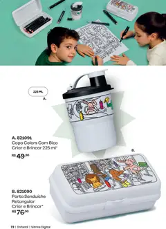 Tupperware catálogo Vitrine 04 - Pré-Visualização do folheto da loja Tupperware, válido de 01.04.2026 | Página: 72 | Produtos: Porta, Sanduíche, Bico