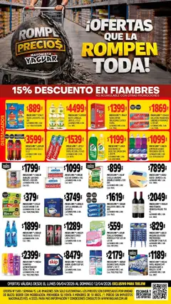 Vista previa Yaguar - Oferta Semanal Trelew válido desde el 06.04.2026