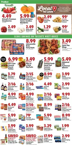 Festival Foods Weekly Ad - valid from 17.09.2025 | Page: 2 | Products: Zucchini, Cheese, Salad, Sugar
