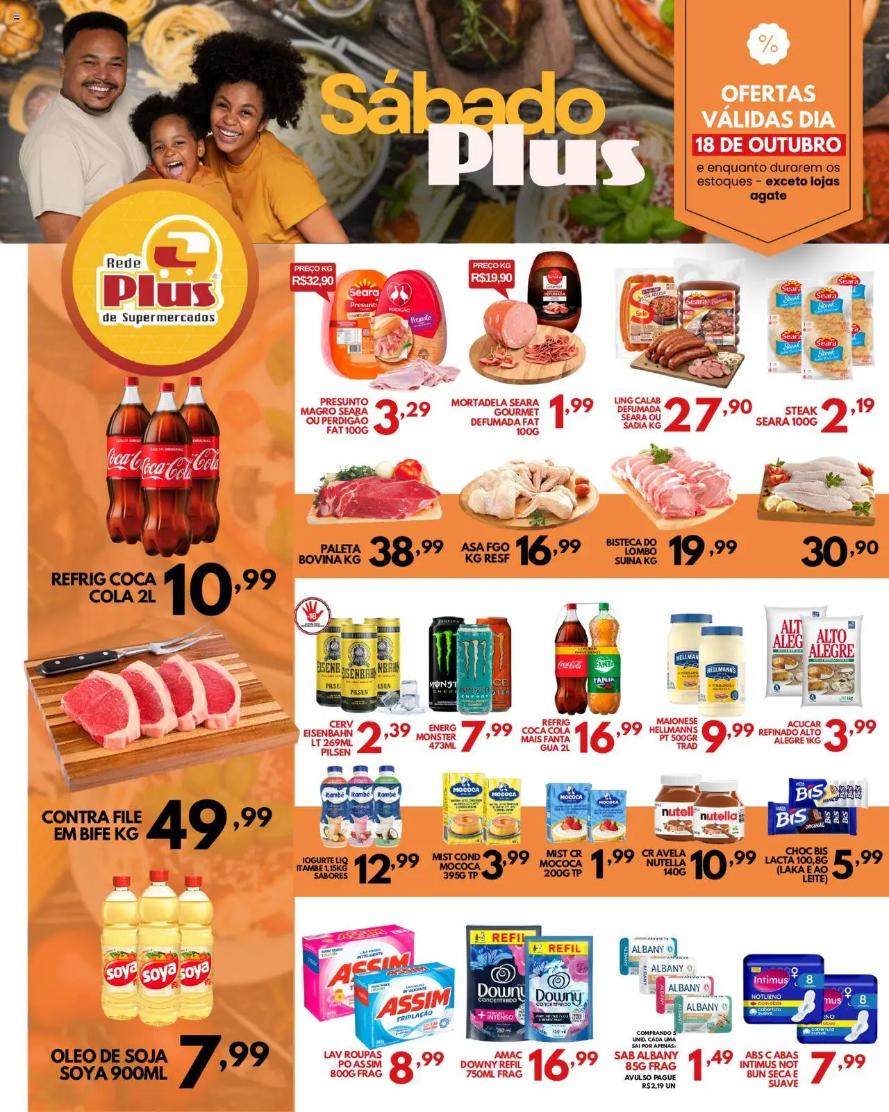 Rede Plus Supermercados Folheto - válido de 17.10.2025 | Página: 2 | Produtos: Eisenbahn, Iogurte, Mortadela, Avelã
