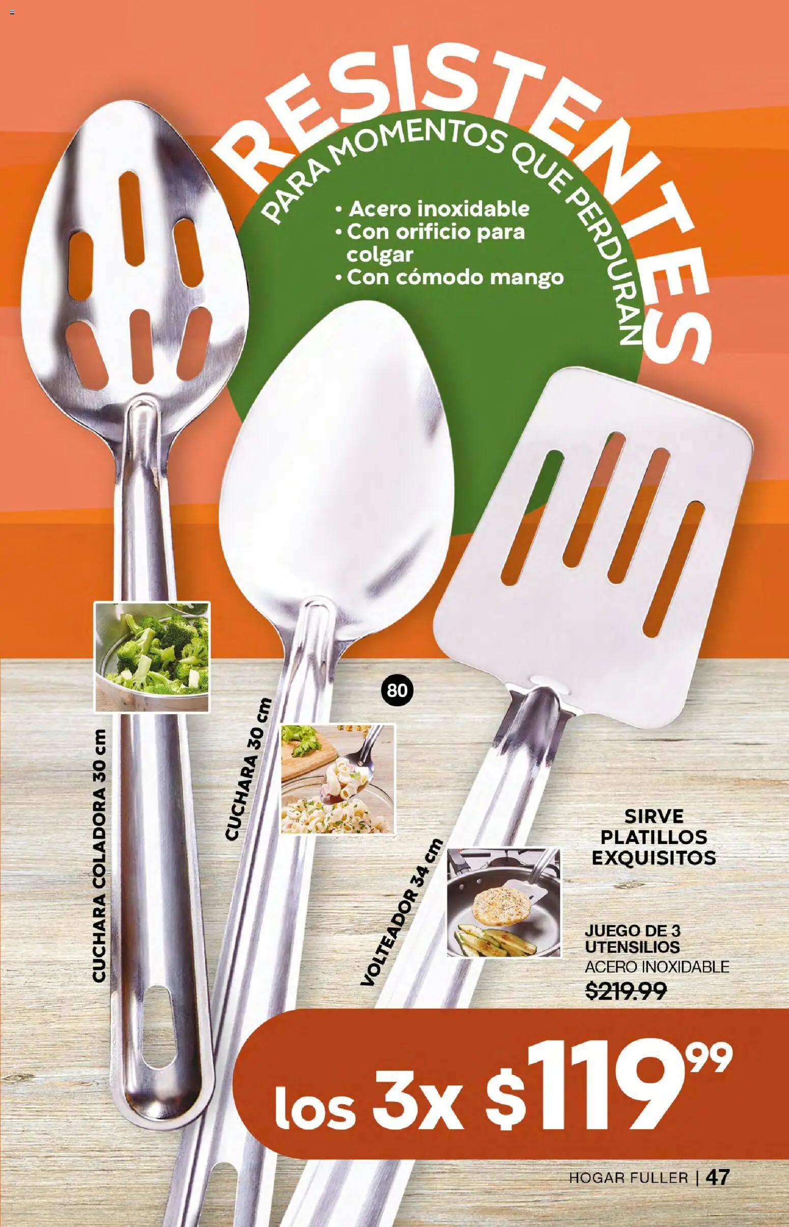 Nuevas ofertas de Fuller válidas en toda la República Mexicana desde el 10.12.2025. ¡Encuentra las mejores ofertas en Fuller campaña 18 2025! | Página: 48 | Productos: Mango, Juego, Cuchara