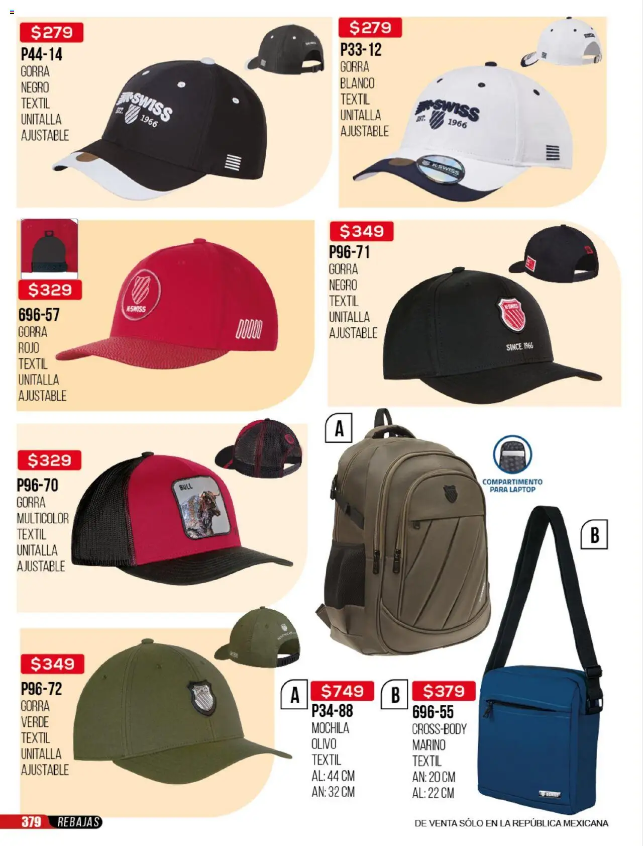 Nuevas ofertas de Cklass válidas en toda la República Mexicana desde el 30.05.2025. ¡Encuentra las mejores ofertas en Cklass catálogo Rebajas Ropa! | Página: 641 | Productos: Gorra, Mochila