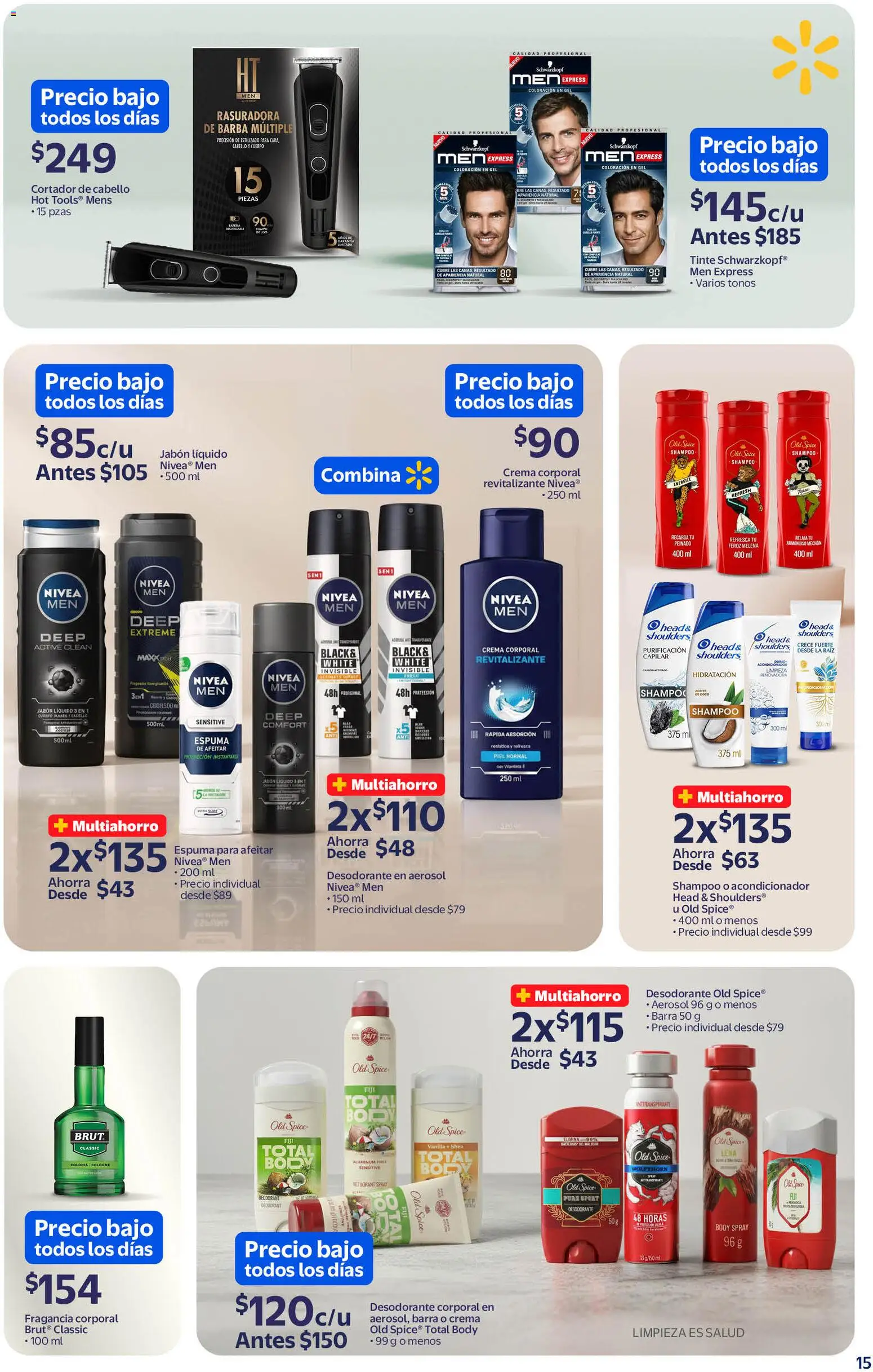 Nuevas ofertas de Walmart válidas en toda la República Mexicana desde el 11.02.2026. ¡Encuentra las mejores ofertas en Walmart folleto! | Página: 15 | Productos: Crema, Huevo, Espuma, Acondicionador
