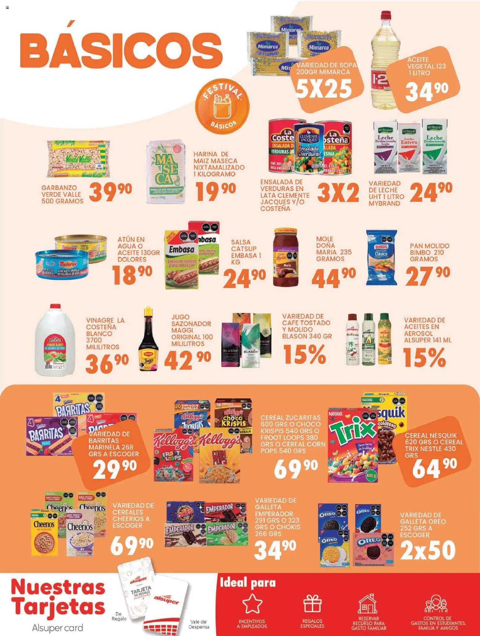 Nuevas ofertas de Alsuper válidas en toda la República Mexicana desde el 03.03.2026. ¡Encuentra las mejores ofertas en Alsuper folleto Zacatecas! | Página: 6 | Productos: Maíz, Atún, Tomate, Hojuelas