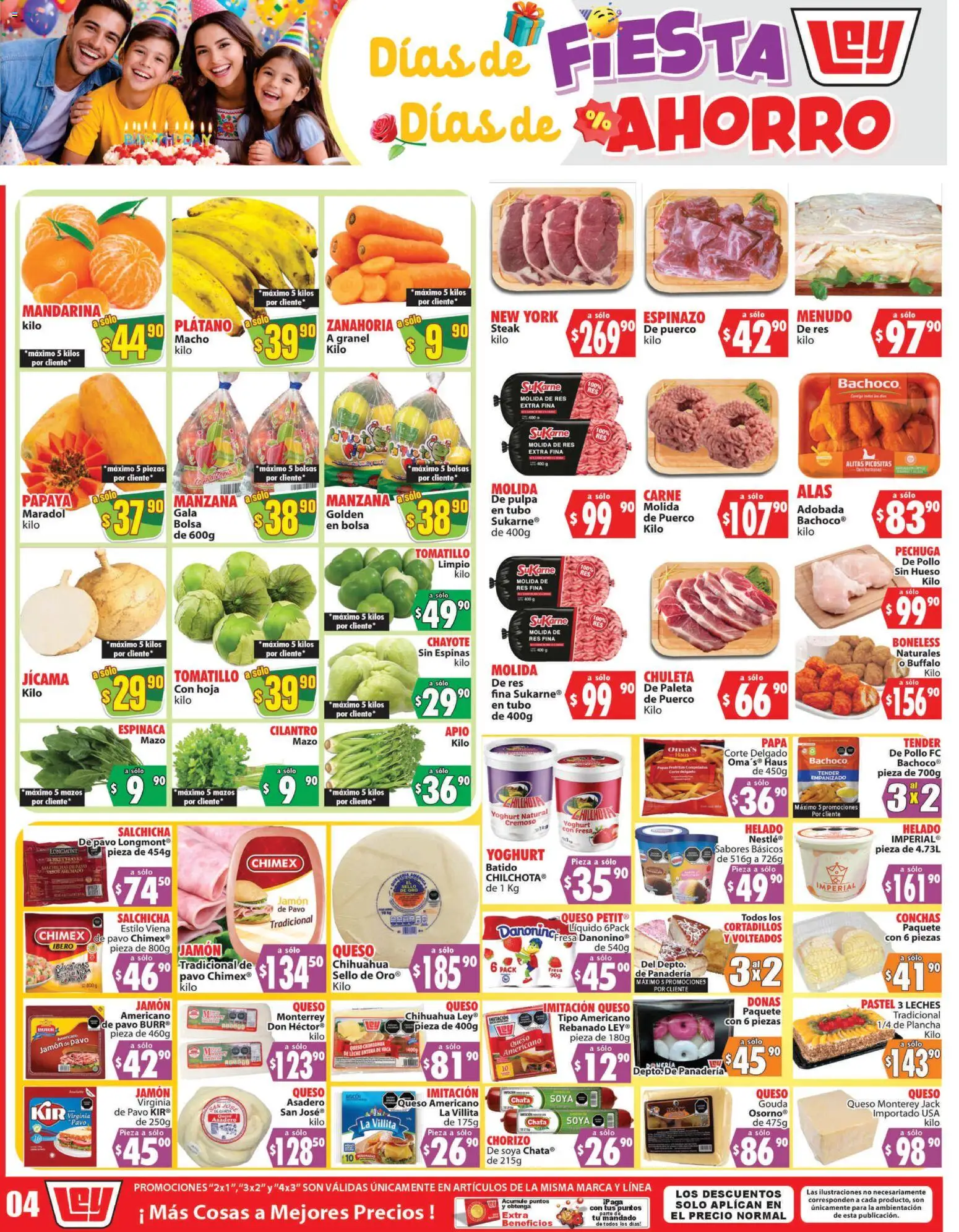 Nuevas ofertas de Casa Ley válidas en toda la República Mexicana desde el 23.04.2026. ¡Encuentra las mejores ofertas en Casa Ley folleto Autoservicio La Paz, BCS! | Página: 1 | Productos: Papa, Res, Chorizo, Plancha