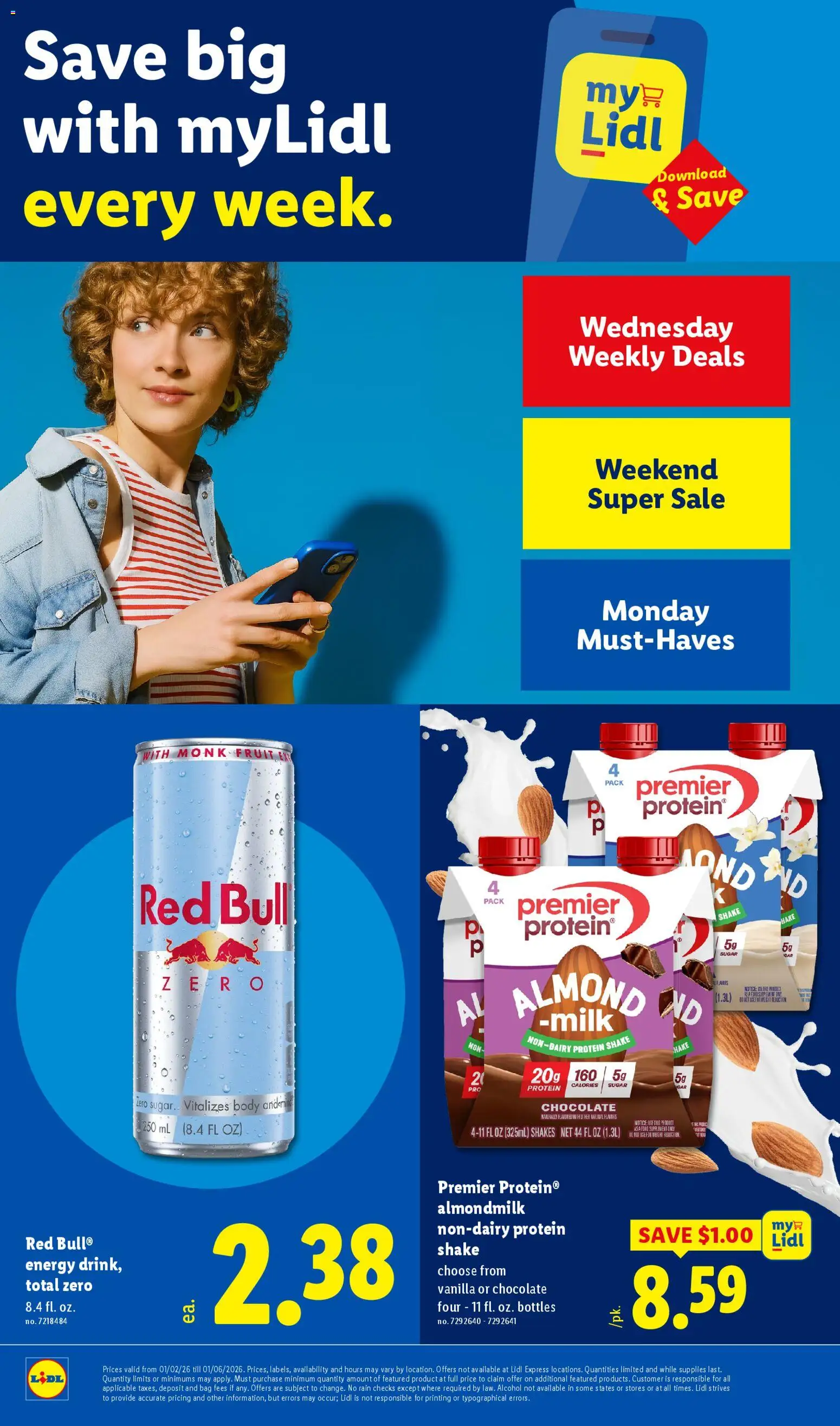Lidl Weekly Ad - valid from 02.01.2026 | Page: 34 | Products: Milk, Chocolate, Sugar, Bag