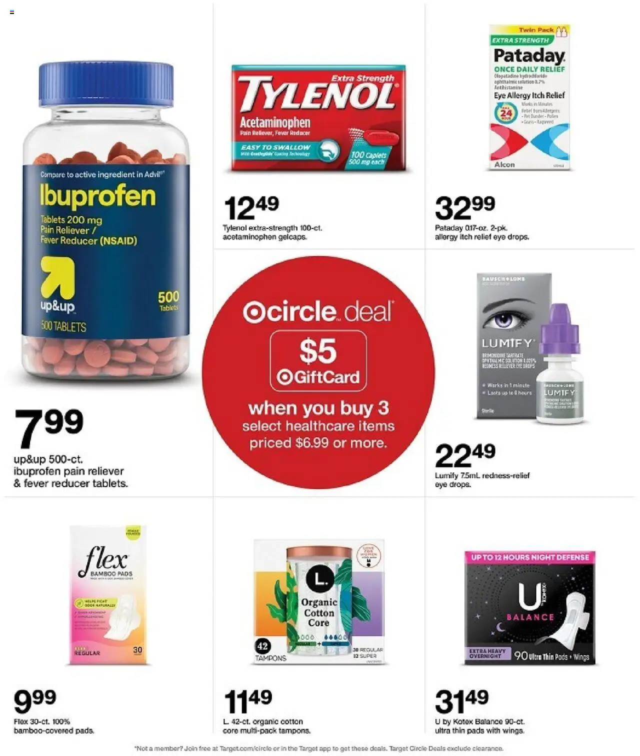 Target Weekly Ad - valid from 28.09.2025 | Page: 30 | Products: Pads, Tampons