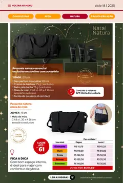 Avon - Campanha 18: Minha Consultoria - Pré-Visualização do folheto da loja Avon, válido de 29.10.2025 | Página: 57