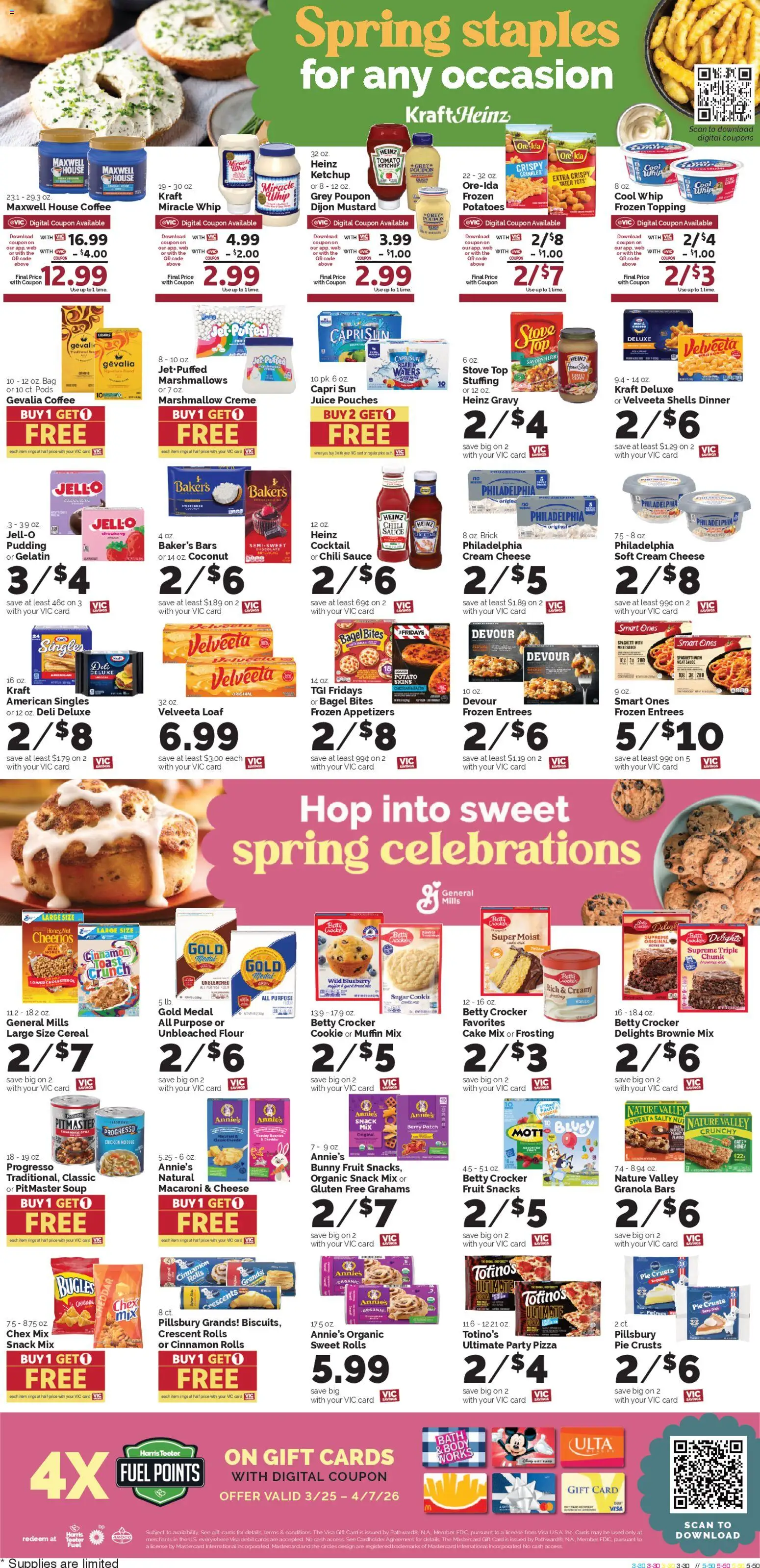 Harris Teeter Weekly Ad - NC - valid from 01.04.2026 | Page: 9 | Products: Bath, Pizza, Cream, Stove