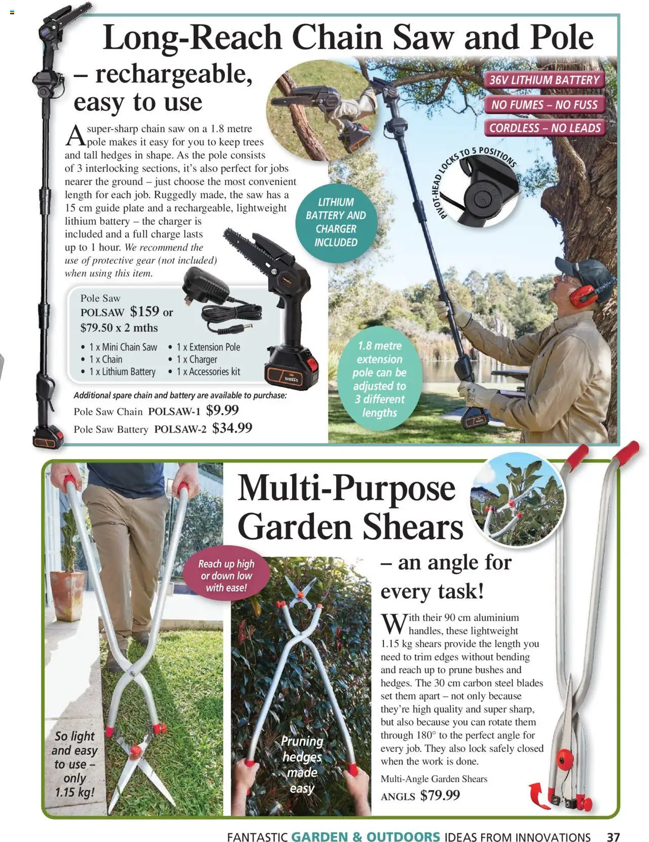 Innovations catalogue - valid from 22.10.2025 | Page: 37 | Products: Charger, Saw, Accessories, Multipurpose