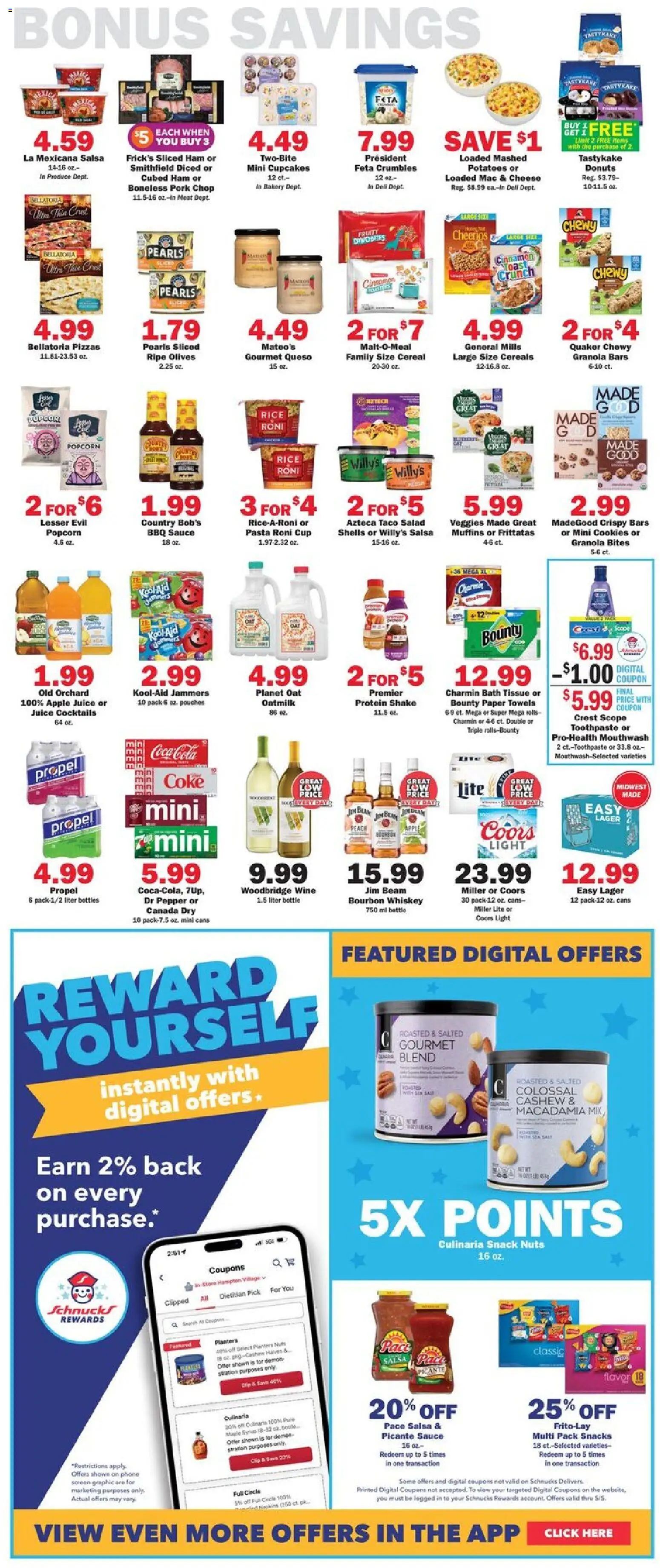 Schnucks Weekly Print Ad - MO - valid from 29.04.2026 | Page: 5 | Products: Bourbon, Nuts, Potatoes, Pepper