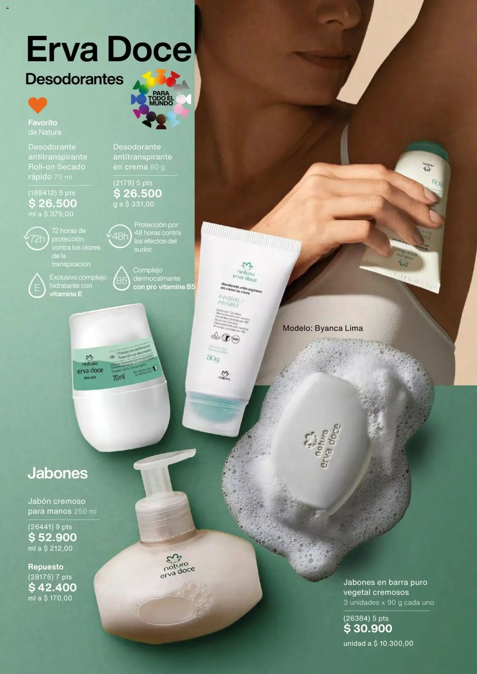 Natura revista - valida desde el 02.01.2026 | Página: 117 | Productos: Crema, Jabón, Desodorante, Antitranspirante