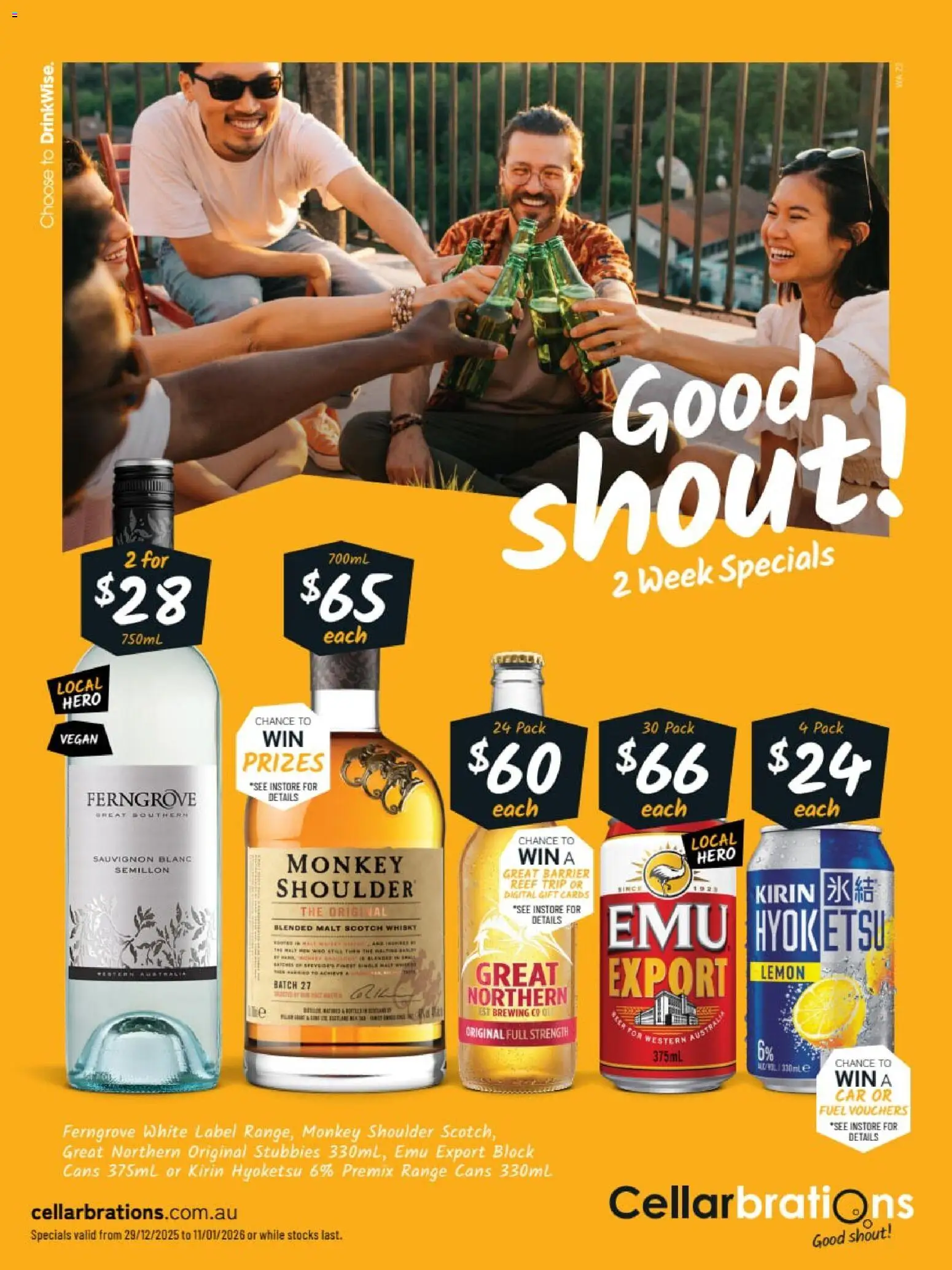 Cellarbrations catalogue - valid from 29.12.2025 | Page: 1 | Products: Lemon, Scotch, Digital