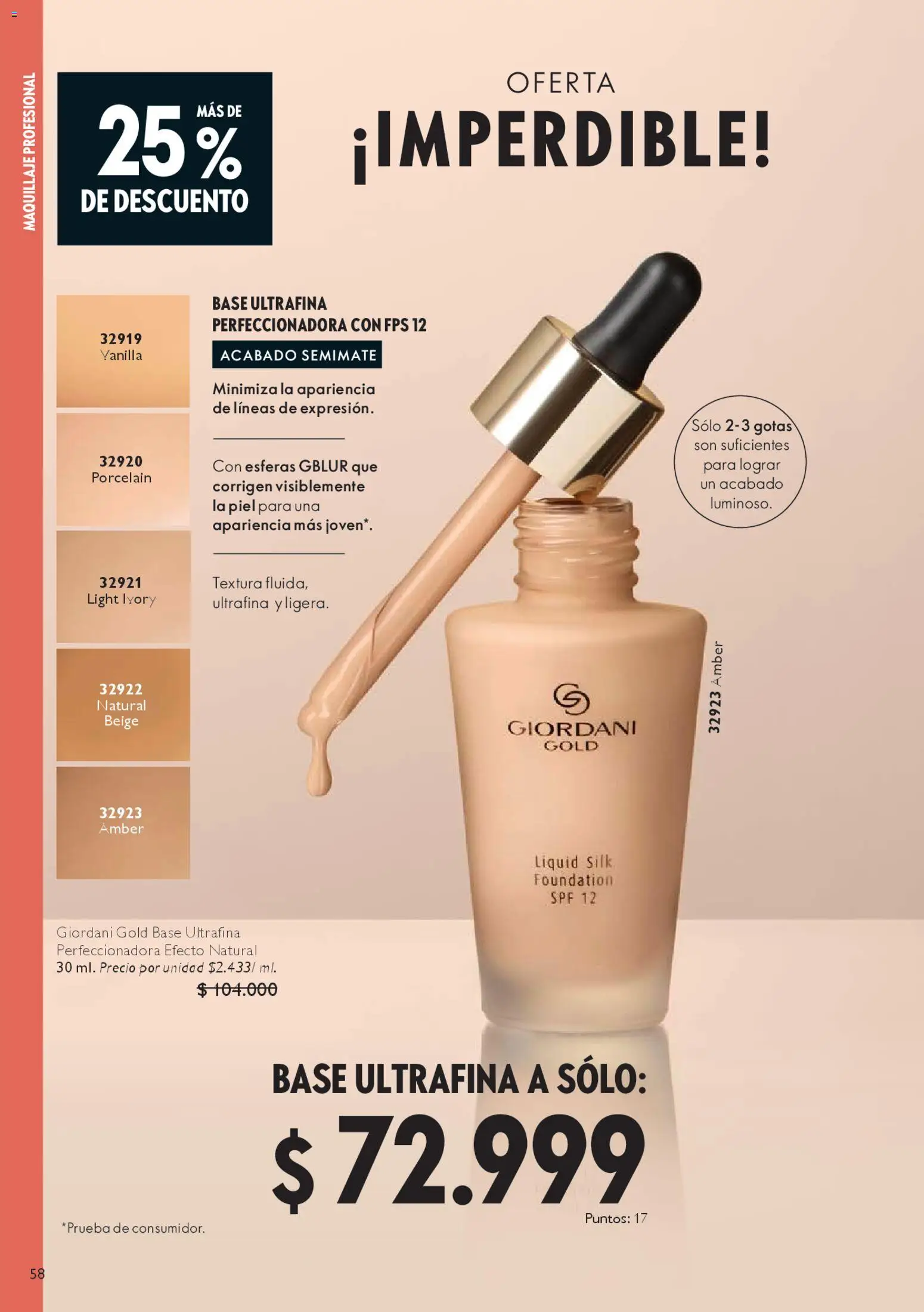 Oriflame revista - valida desde el 27.12.2025 | Página: 58 | Productos: Maquillaje