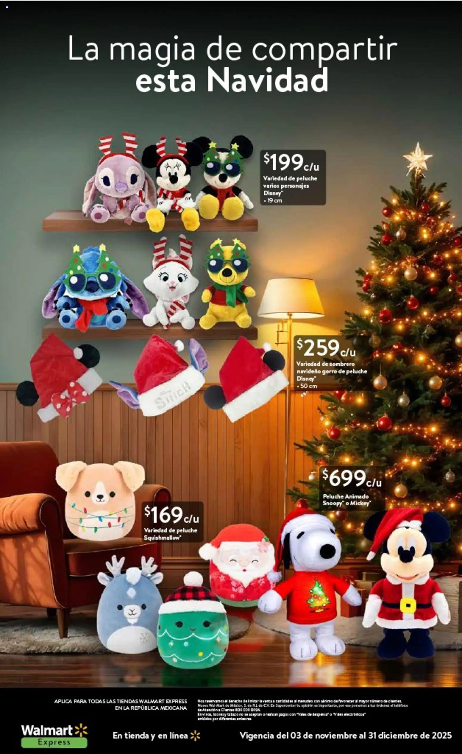 Nuevas ofertas de Walmart Express válidas en toda la República Mexicana desde el 03.11.2025. ¡Encuentra las mejores ofertas en Walmart Express folleto Navidad! | Página: 4 | Productos: Sombrero