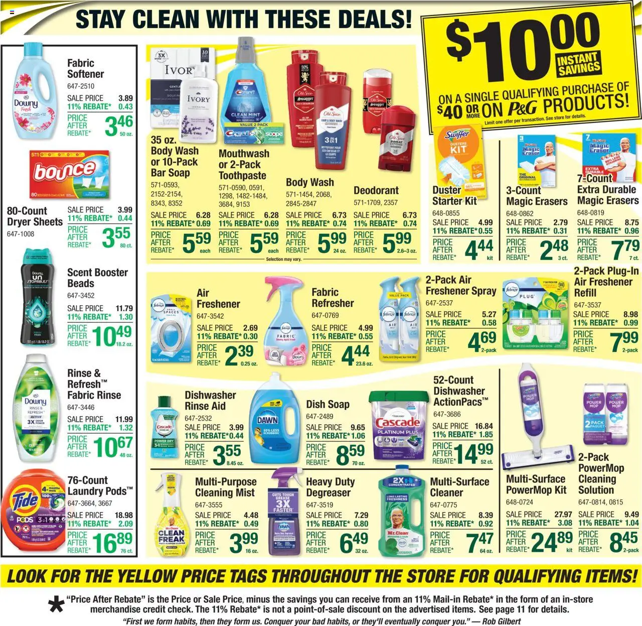 Menards Weekly Ad - valid from 20.08.2025 | Page: 19 | Products: Soap, Toothpaste, Starter, Dishwasher