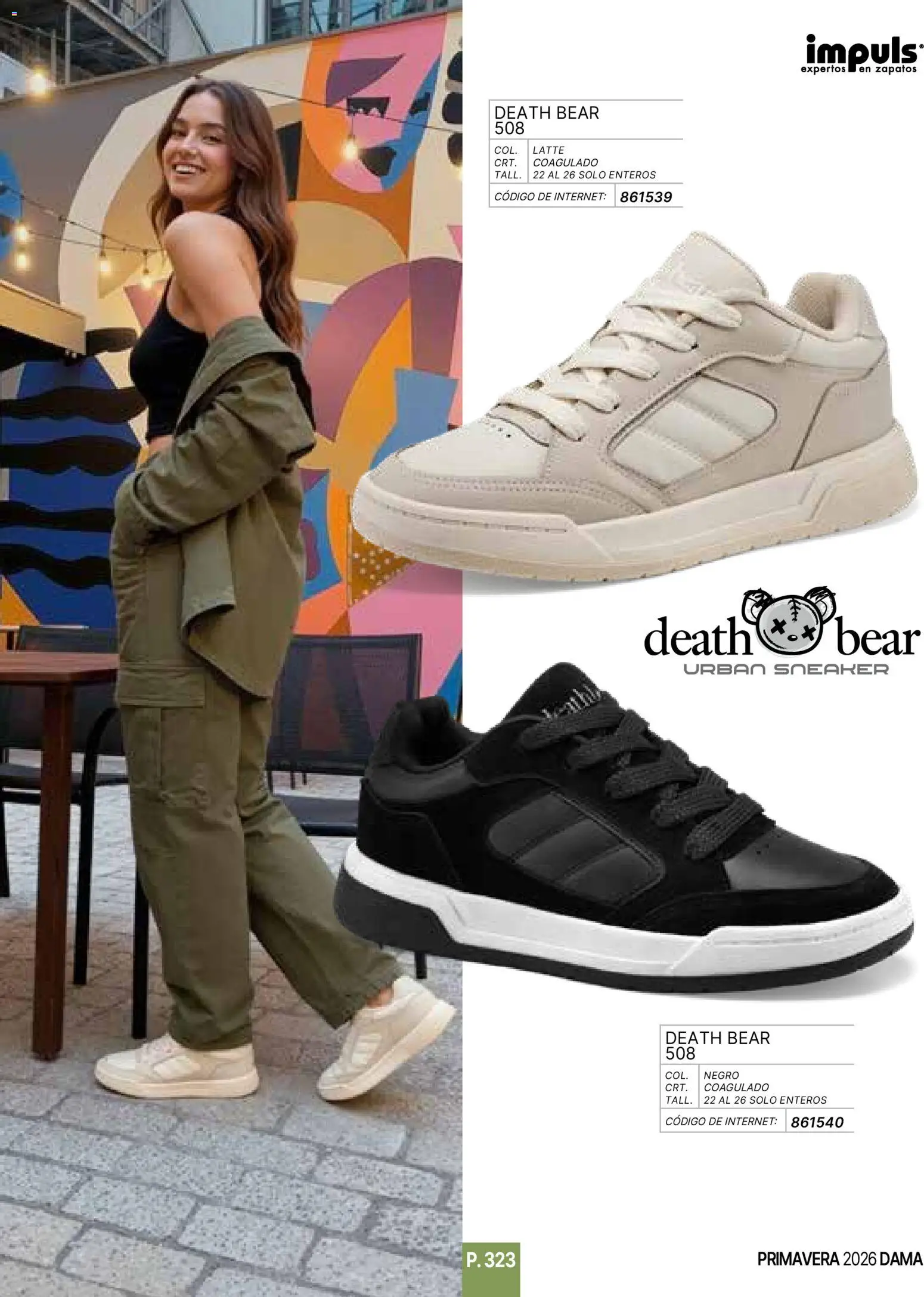 Nuevas ofertas de Impuls válidas en toda la República Mexicana desde el 01.01.2026. ¡Encuentra las mejores ofertas en Impuls catálogo Primavera! | Página: 325 | Productos: Zapatos