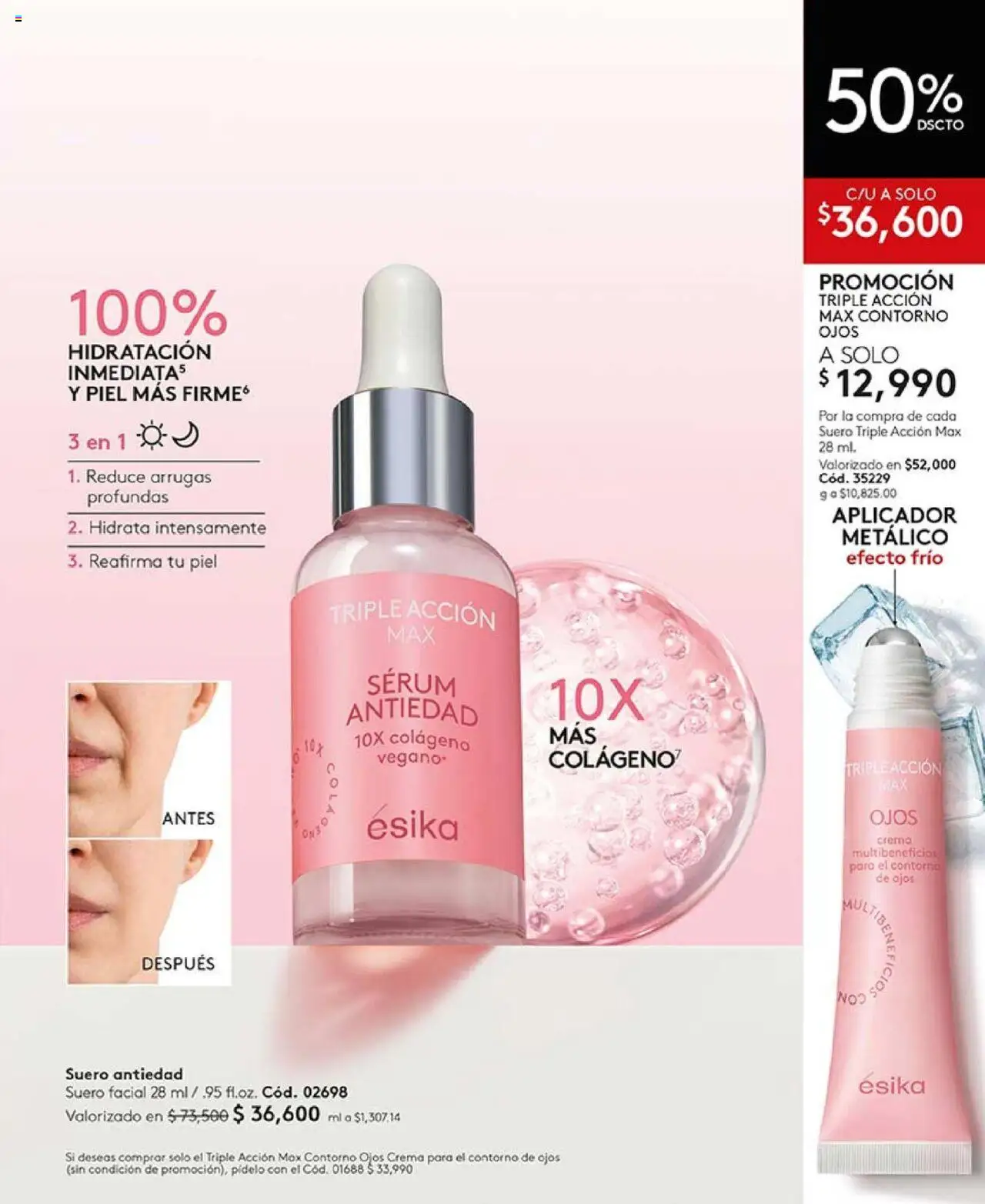 Ésika revista - valida desde el 14.10.2025 | Página: 101 | Productos: Crema, Serum, Contorno, Contorno de ojos