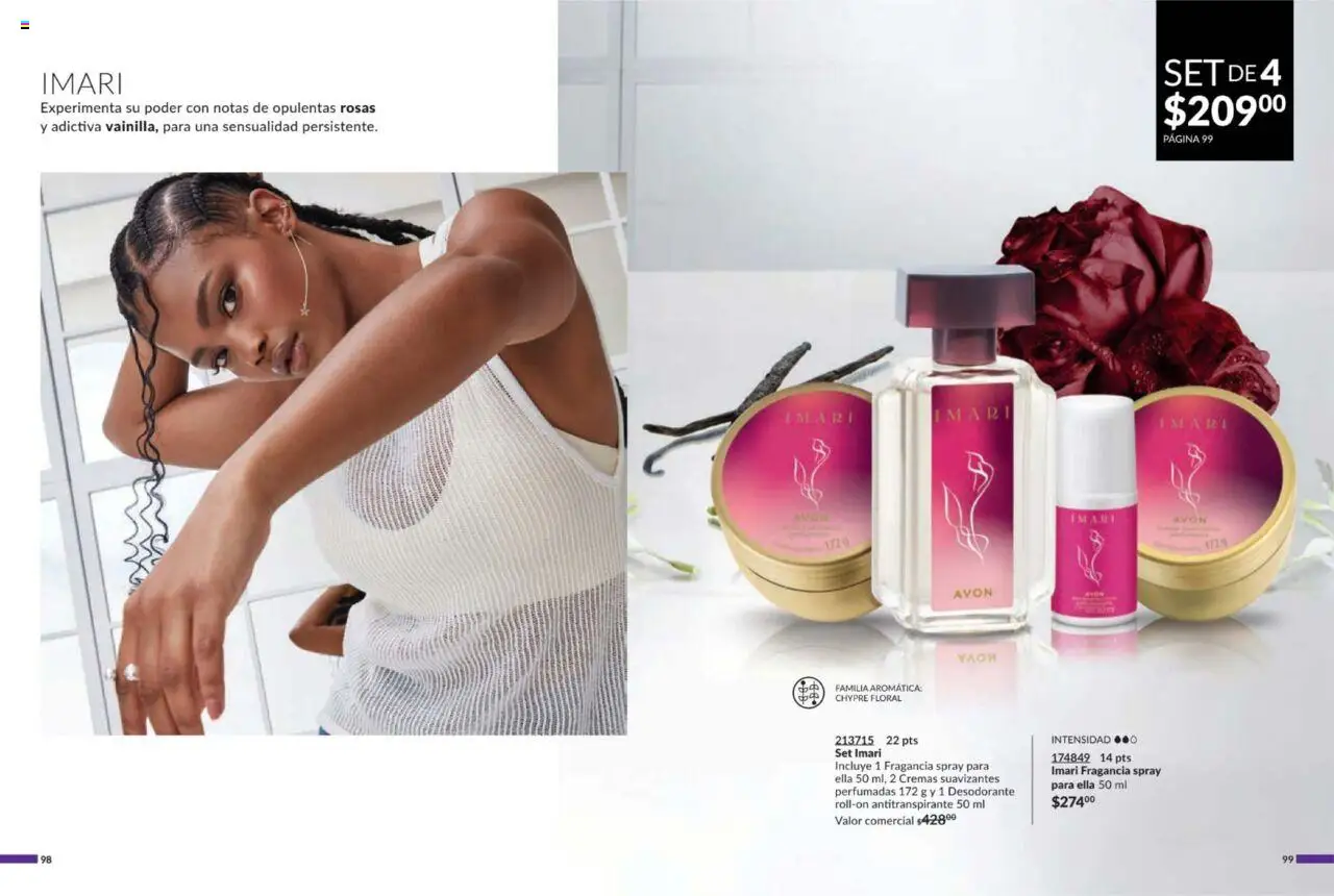 Nuevas ofertas de AVON válidas en toda la República Mexicana desde el 11.07.2025. ¡Encuentra las mejores ofertas en AVON campaña 11 2025! | Página: 51 | Productos: Desodorante, Antitranspirante, Fragancia