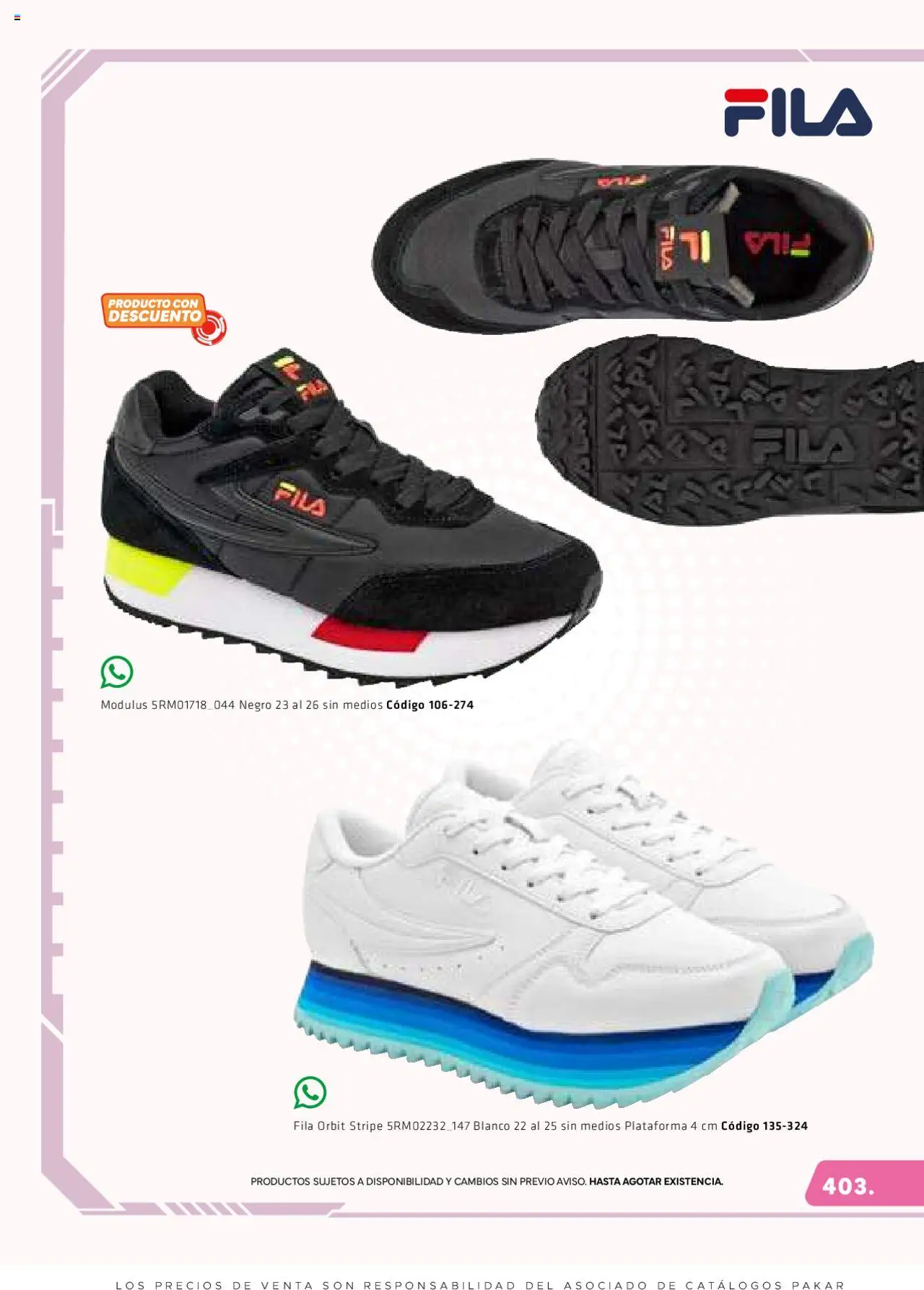 Nuevas ofertas de SC Pakar válidas en toda la República Mexicana desde el 06.03.2025. ¡Encuentra las mejores ofertas en SC Pakar catálogo Women! | Página: 403