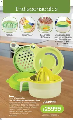 Tupperware Folleto │ válido desde el 08.09.2025 | Página: 35 | Productos: Exprimidor, Lima