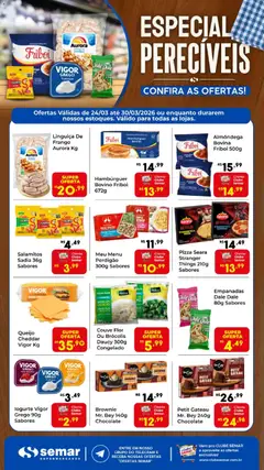 Semar Supermercado ofertas Especial Pereciveis - Pré-Visualização do folheto da loja Semar Supermercado, válido de 24.03.2026