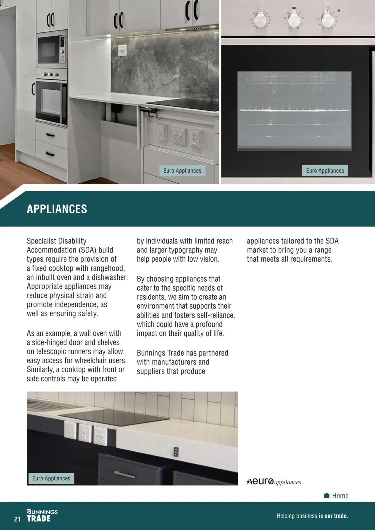 Bunnings Warehouse catalogue - valid from 28.10.2024 | Page: 21 | Products: Door, Oven, Cooktop