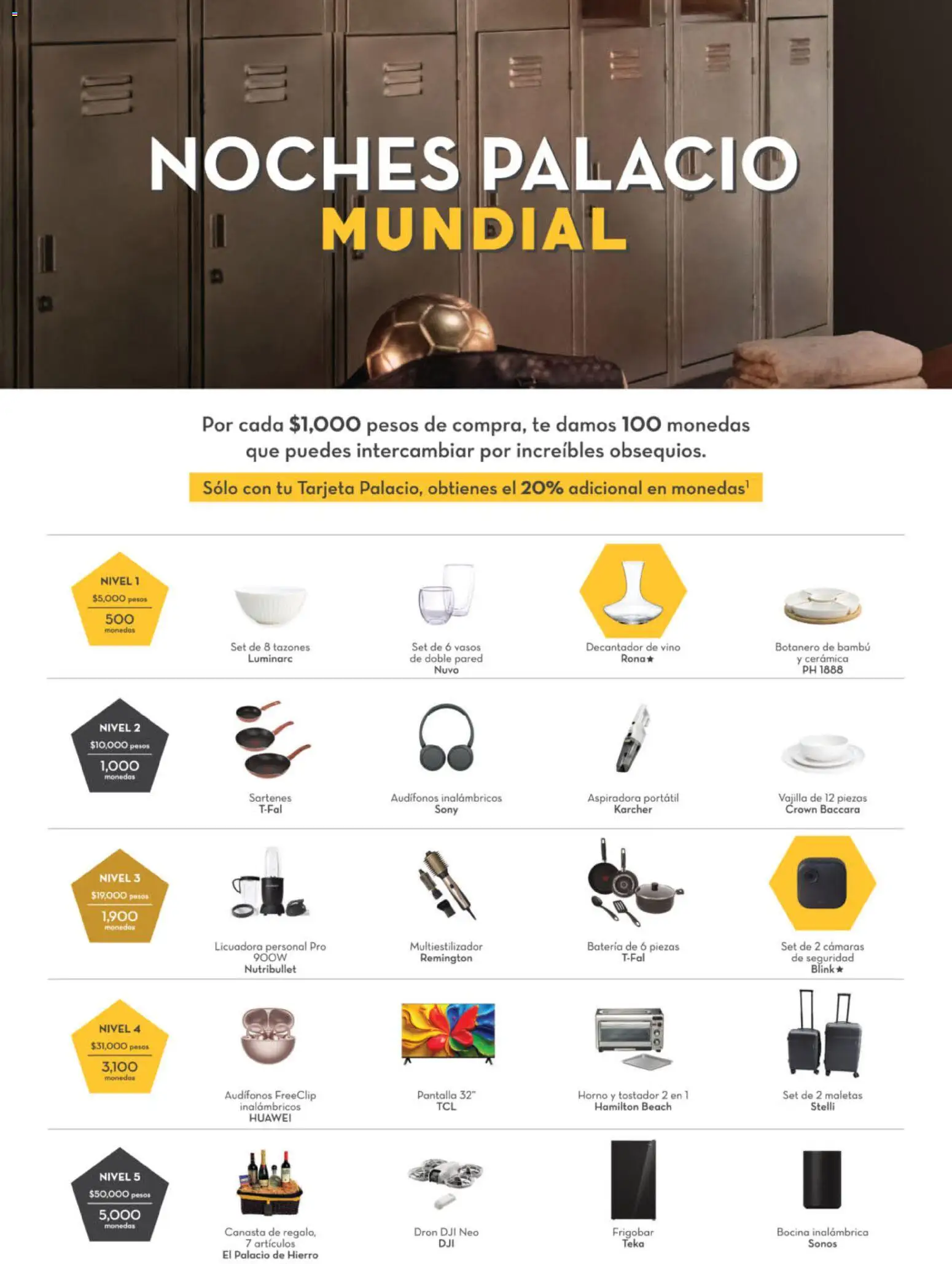 Nuevas ofertas de Palacio De Hierro válidas en toda la República Mexicana desde el 01.04.2026. ¡Encuentra las mejores ofertas en Palacio De Hierro catálogo! | Página: 14 | Productos: Licuadora, Aspiradora, Té, Batería